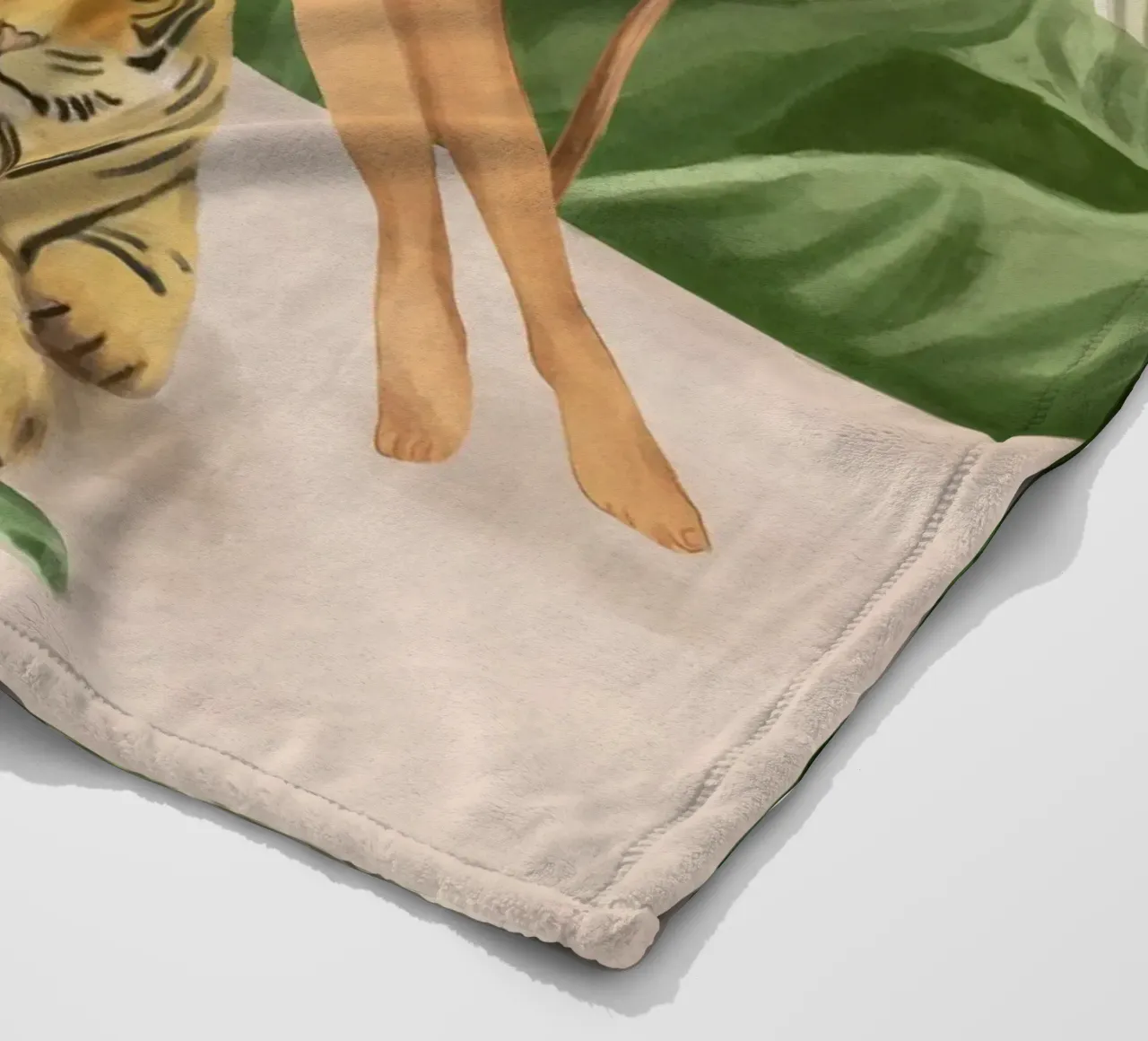 The Lady and the Tiger II coperta in pile da Flow Line