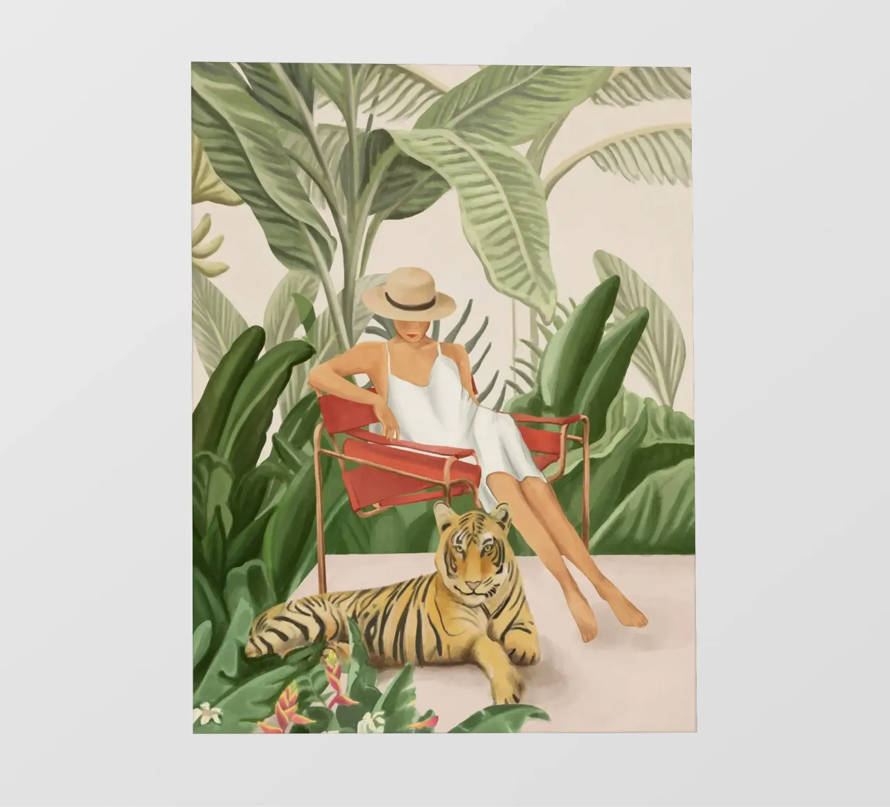 The Lady and the Tiger II pellicola backlit da Flow Line