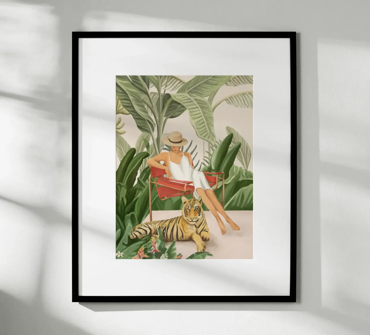 The Lady and the Tiger II carta hahnemühle da Flow Line