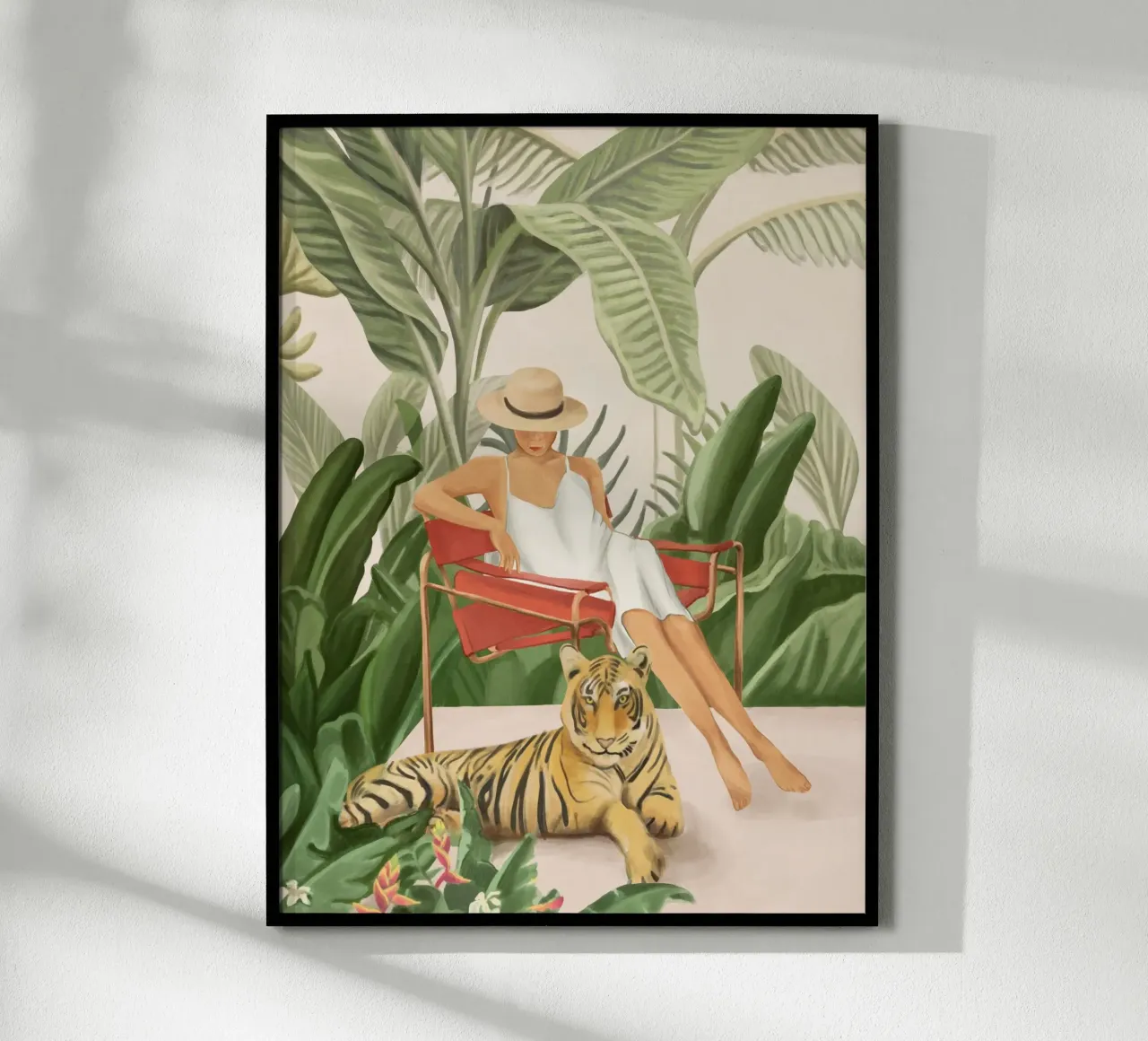 The Lady and the Tiger II carta hahnemühle da Flow Line