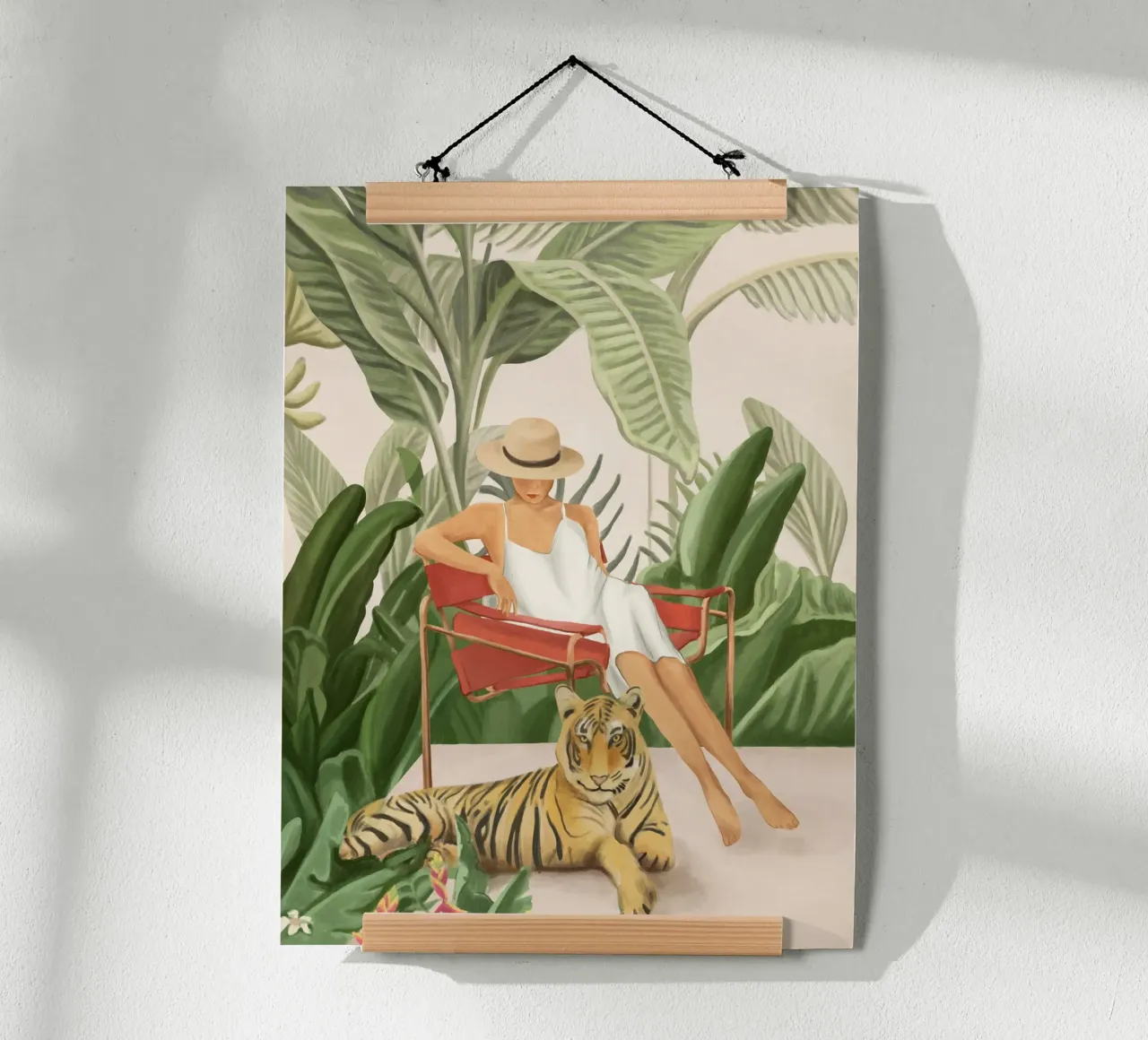 The Lady and the Tiger II carta hahnemühle da Flow Line