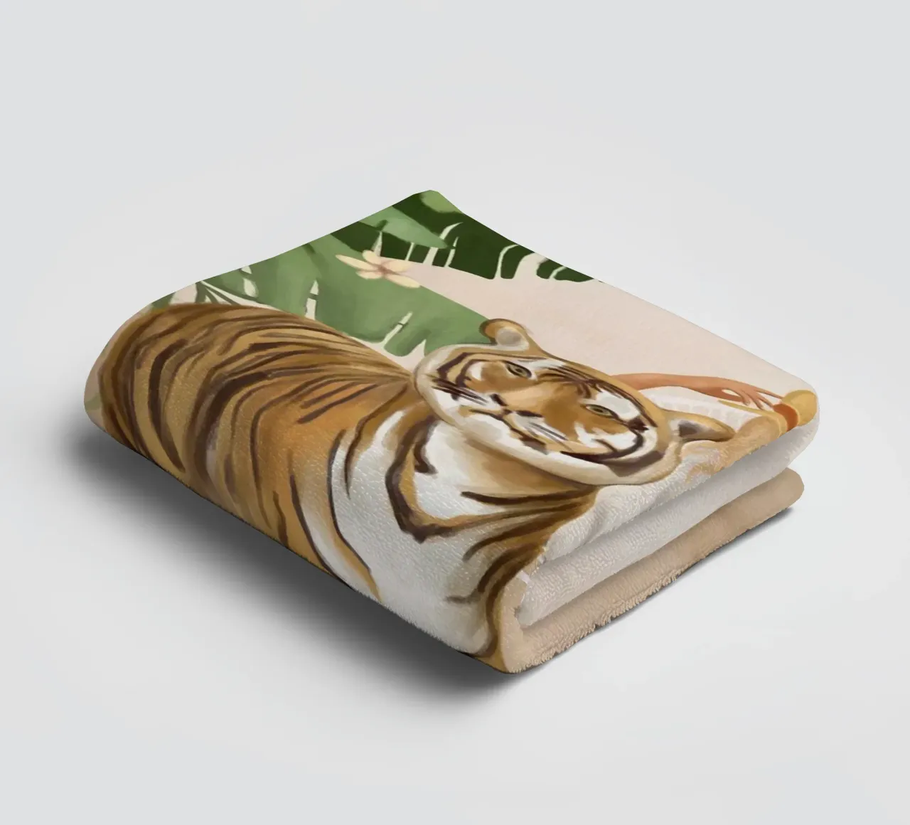 The Lady and the Tiger toalla de baño de Flow Line