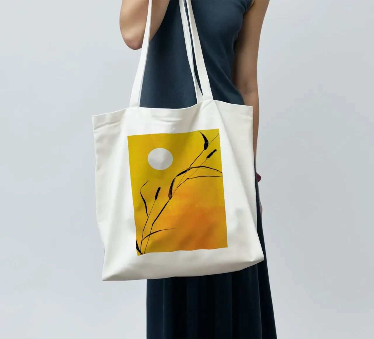 Sunny Side borsa in juta da Kubistika