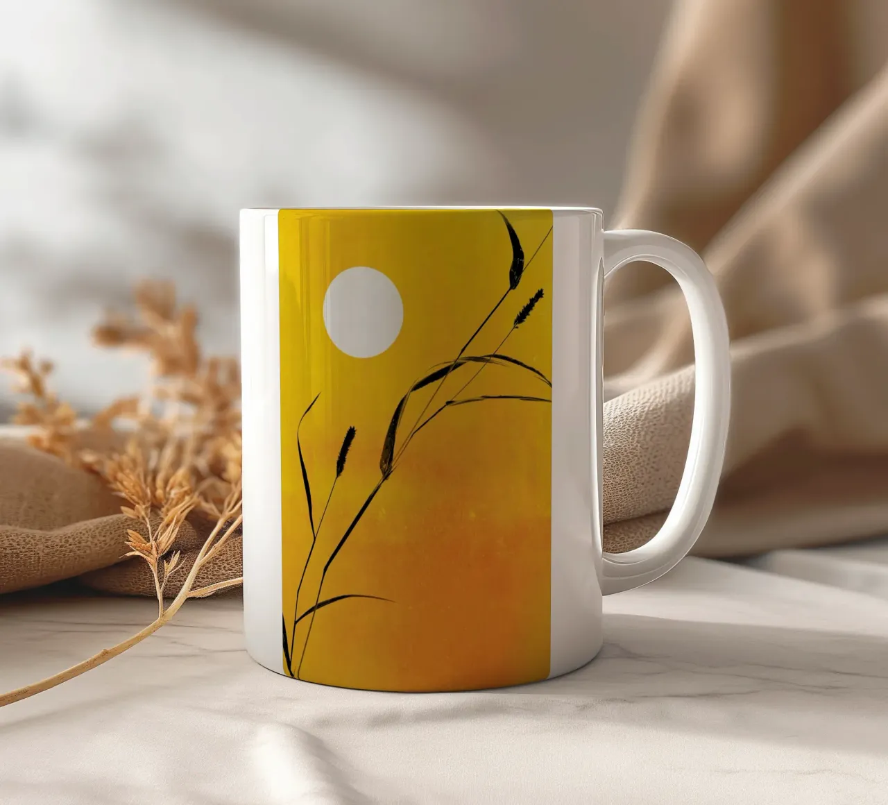 Sunny Side tazza in ceramica da Kubistika