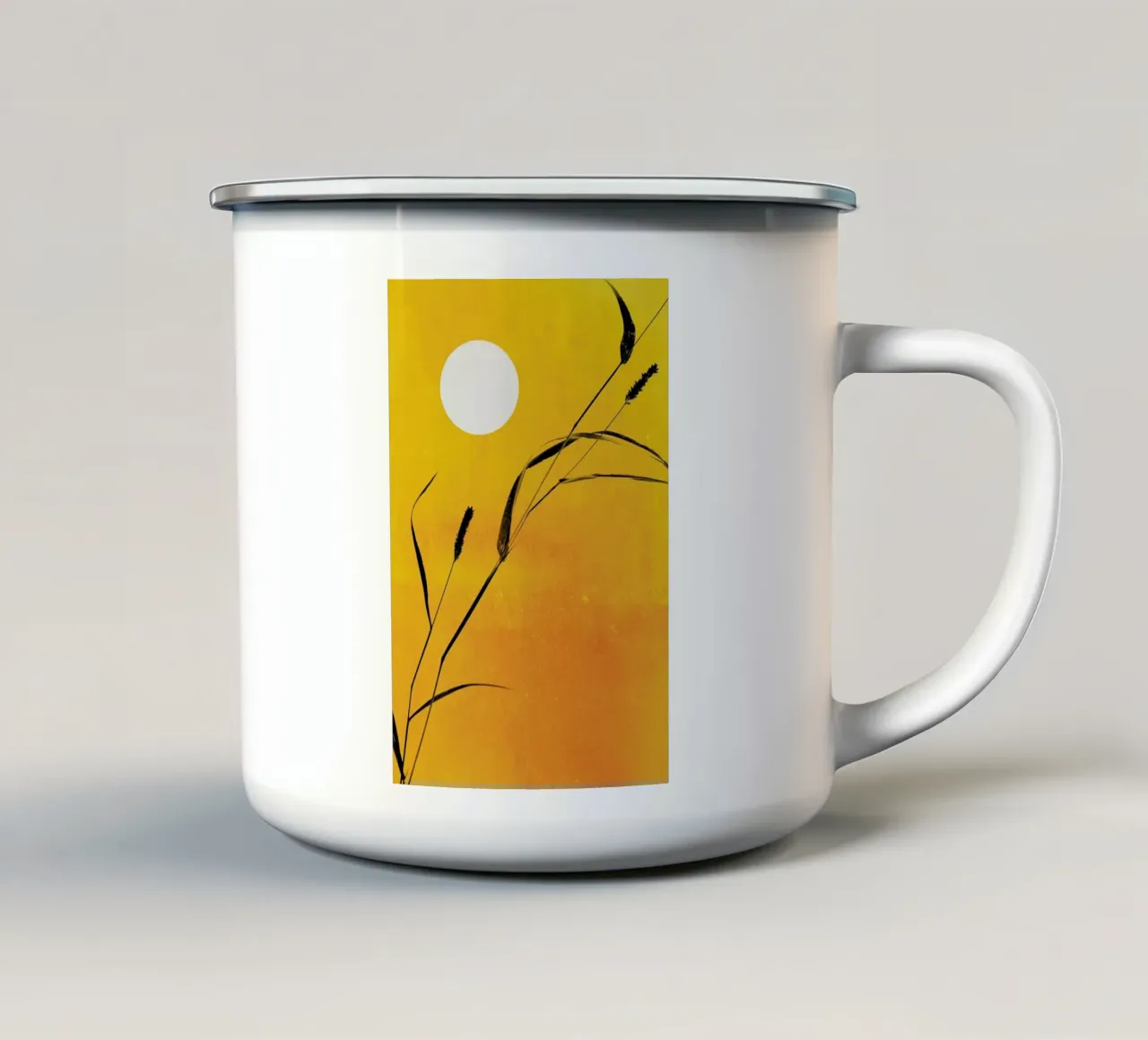 Sunny Side tazza in smalto da Kubistika