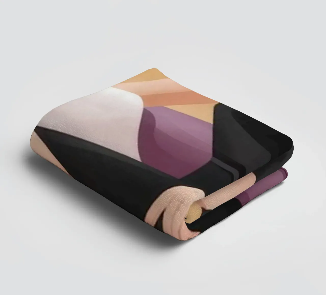 Serene Elegance Pose towel by Veiled Canvas