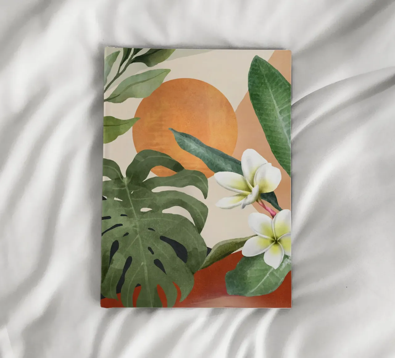 Tropical Summer Abstract Art 1 diario da Flow Line