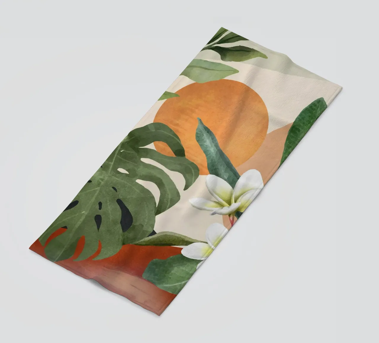 Tropical Summer Abstract Art 1 telo mare da Flow Line