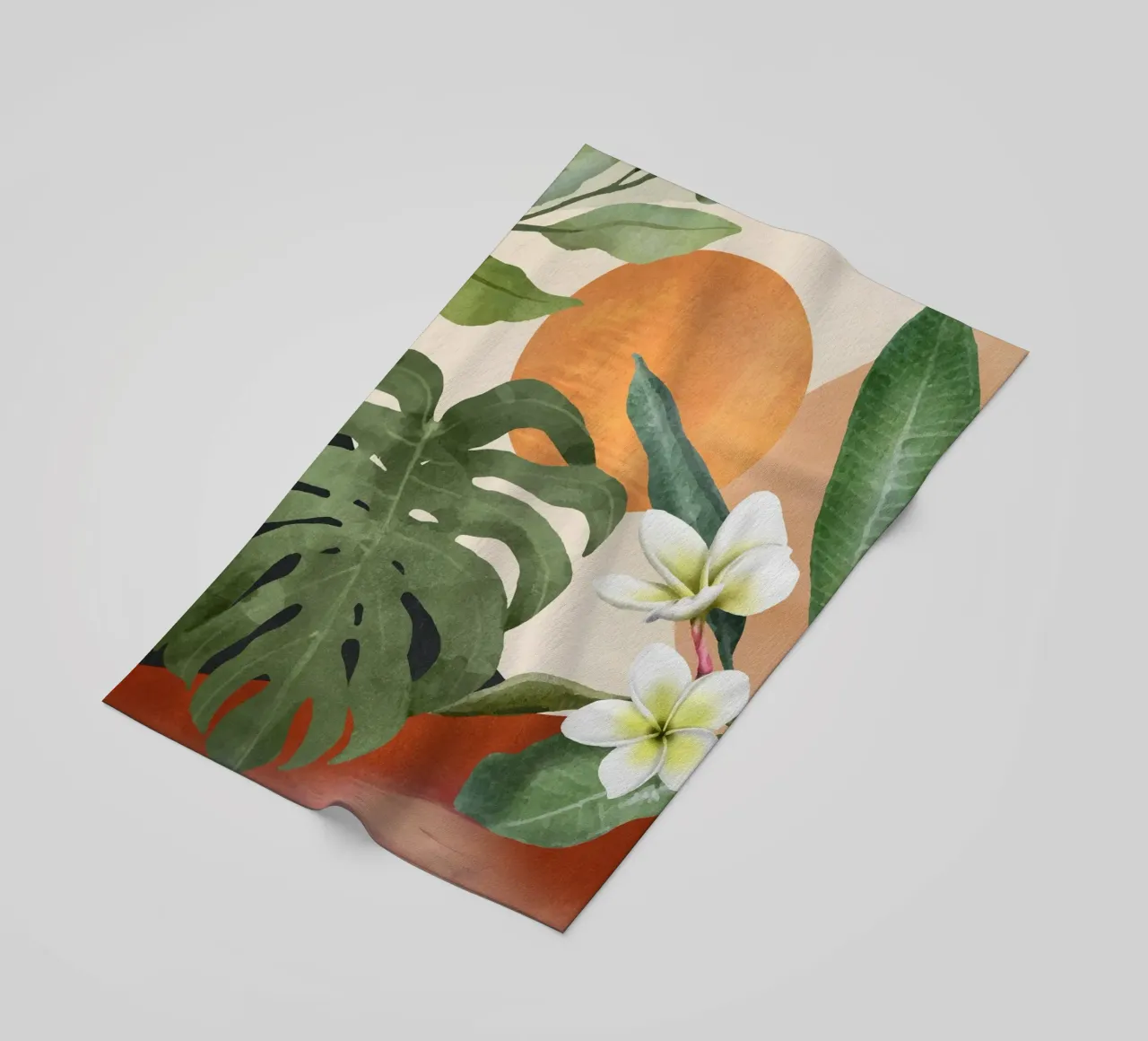 Tropical Summer Abstract Art 1 telo mare da Flow Line