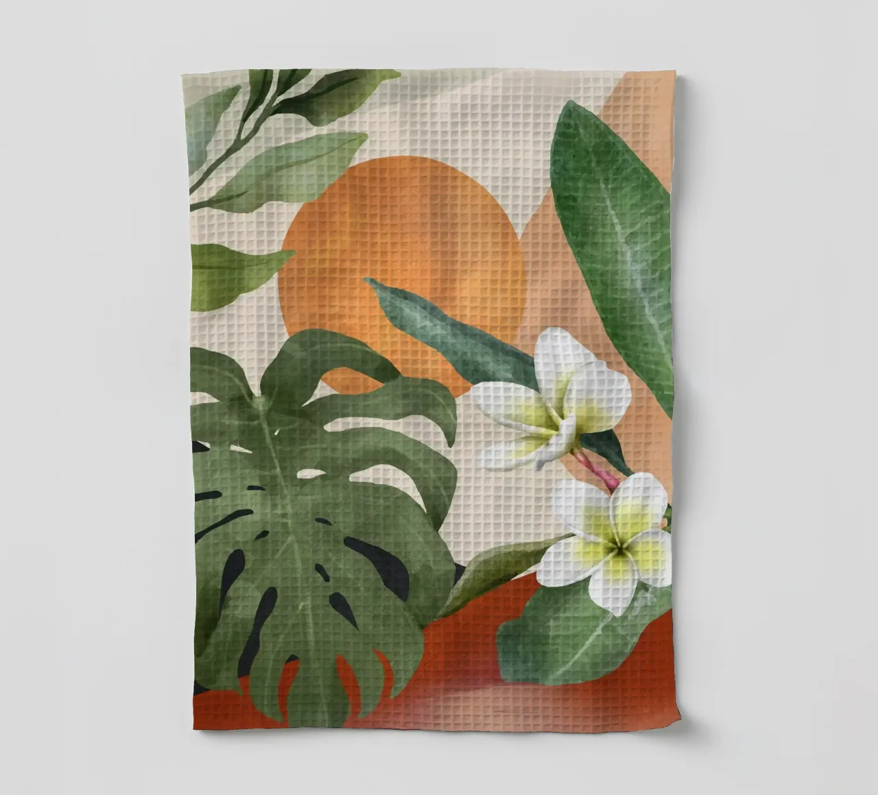 Tropical Summer Abstract Art 1 canovaccio da cucina da Flow Line