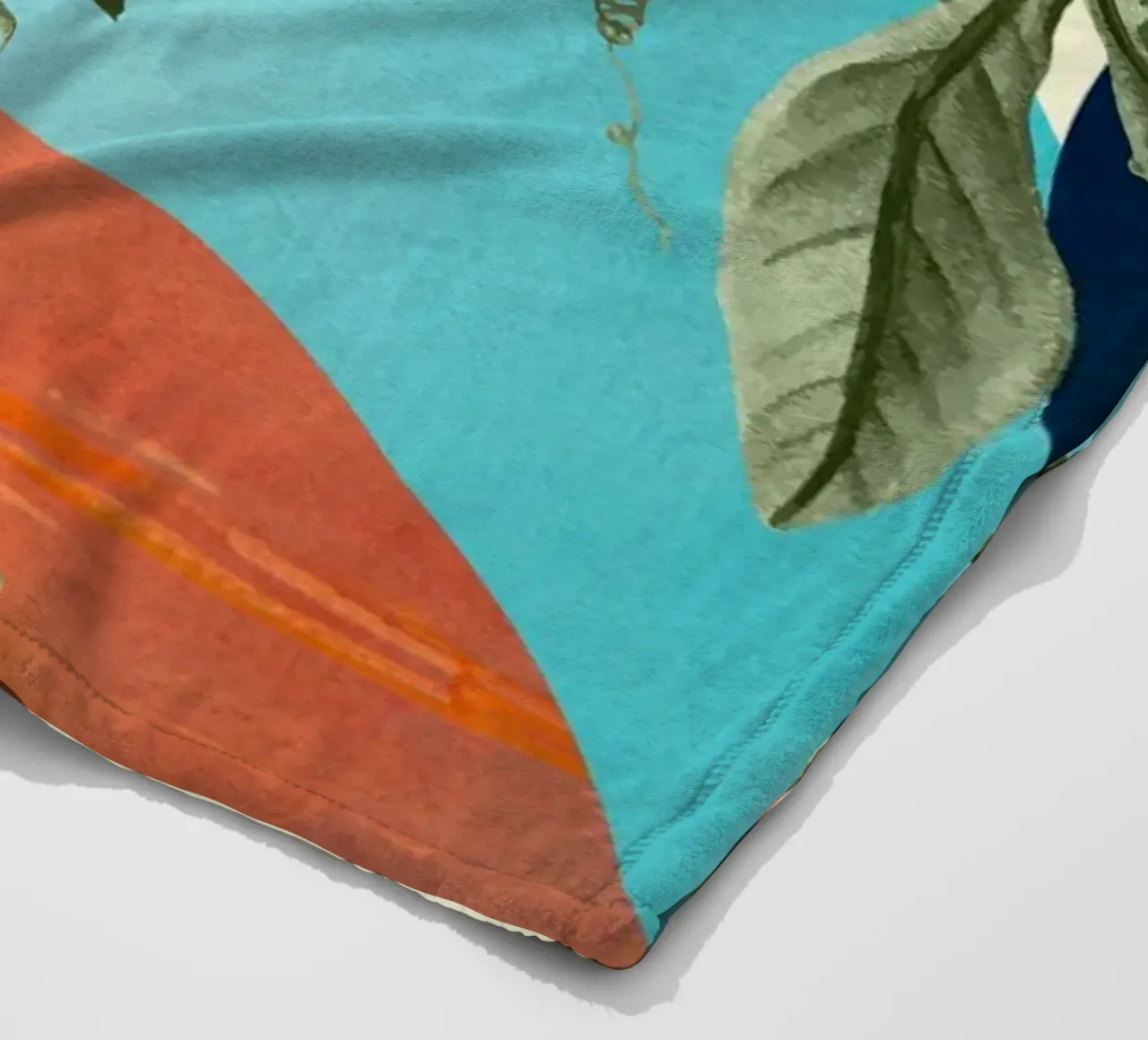 Tropical Summer Abstract Art 3 coperta in pile da Flow Line
