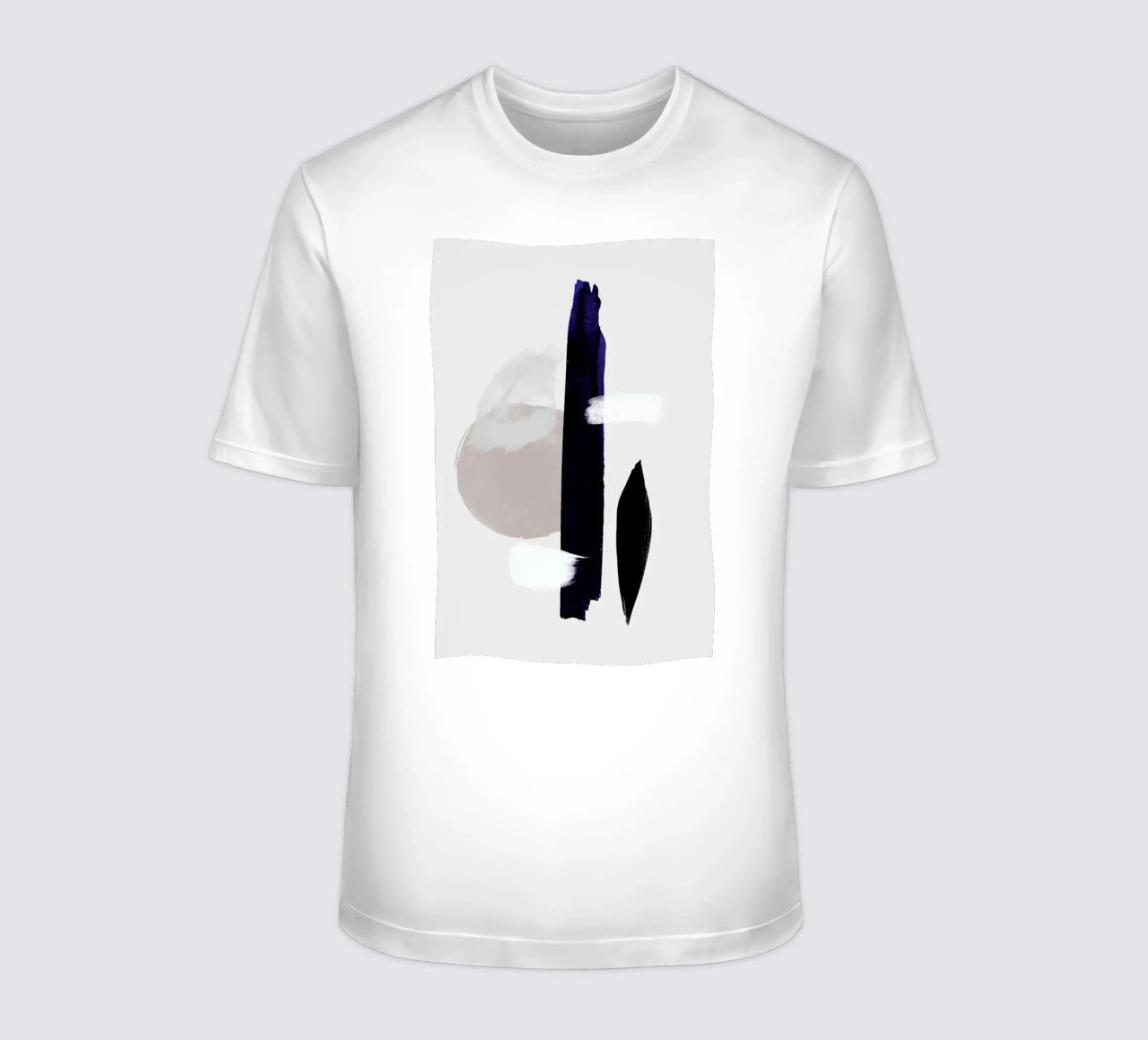 Abstract Connection t-shirt da Graphite
