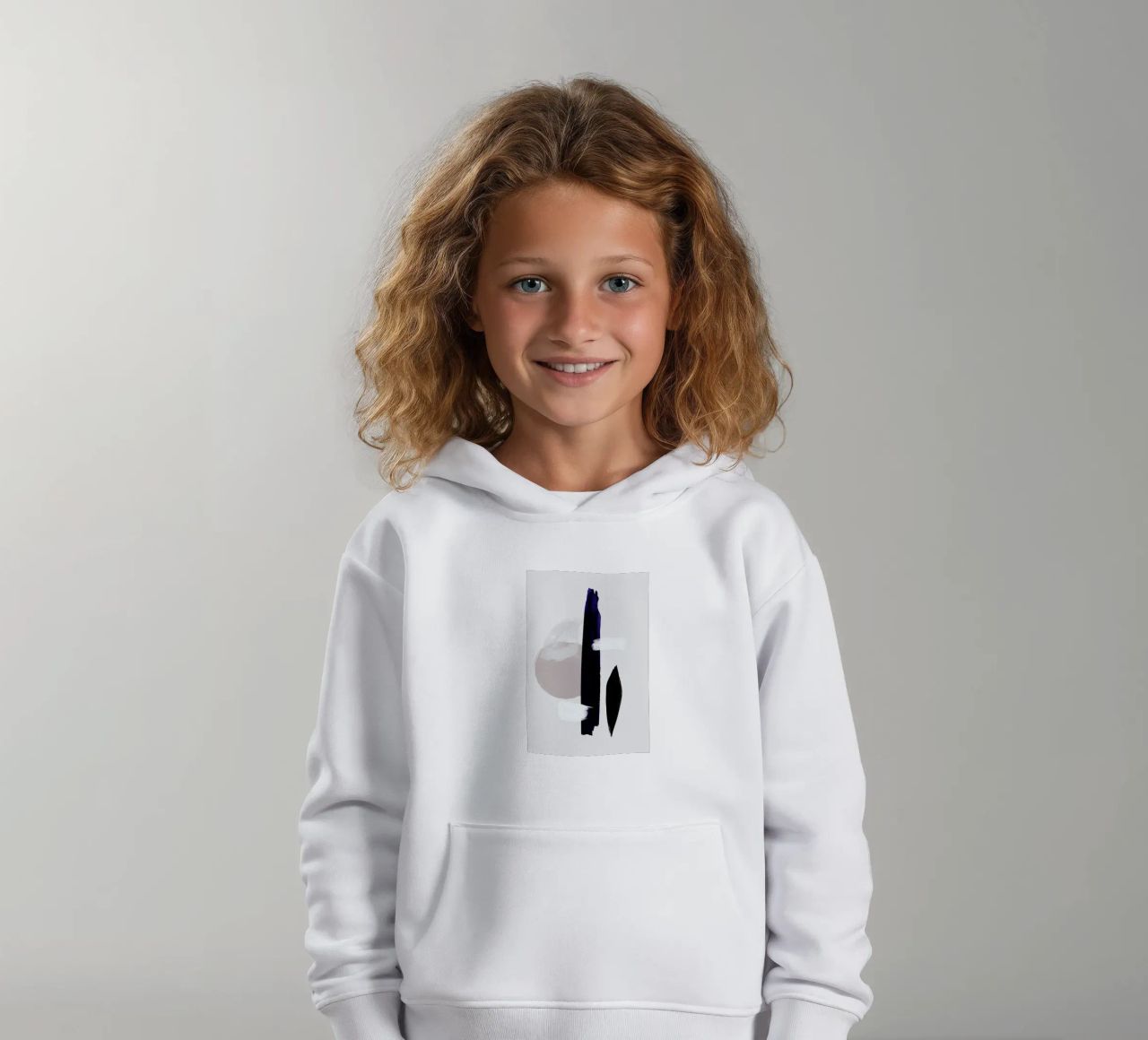 Abstract Connection felpa bambino con cappuccio da Graphite