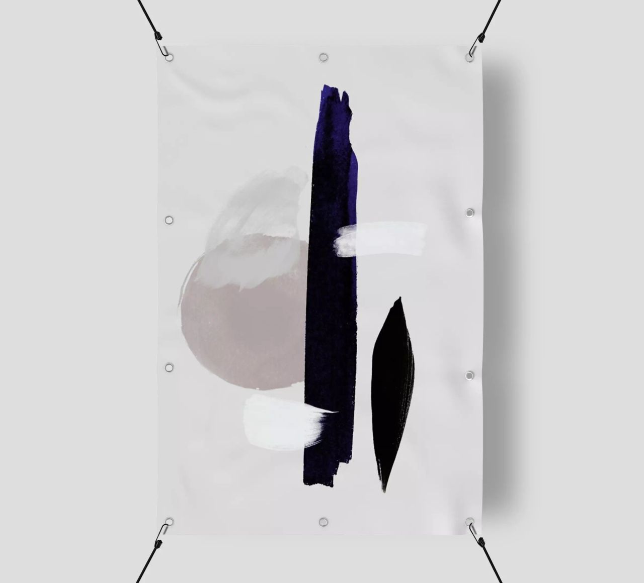 Abstract Connection telo in pvc da Graphite
