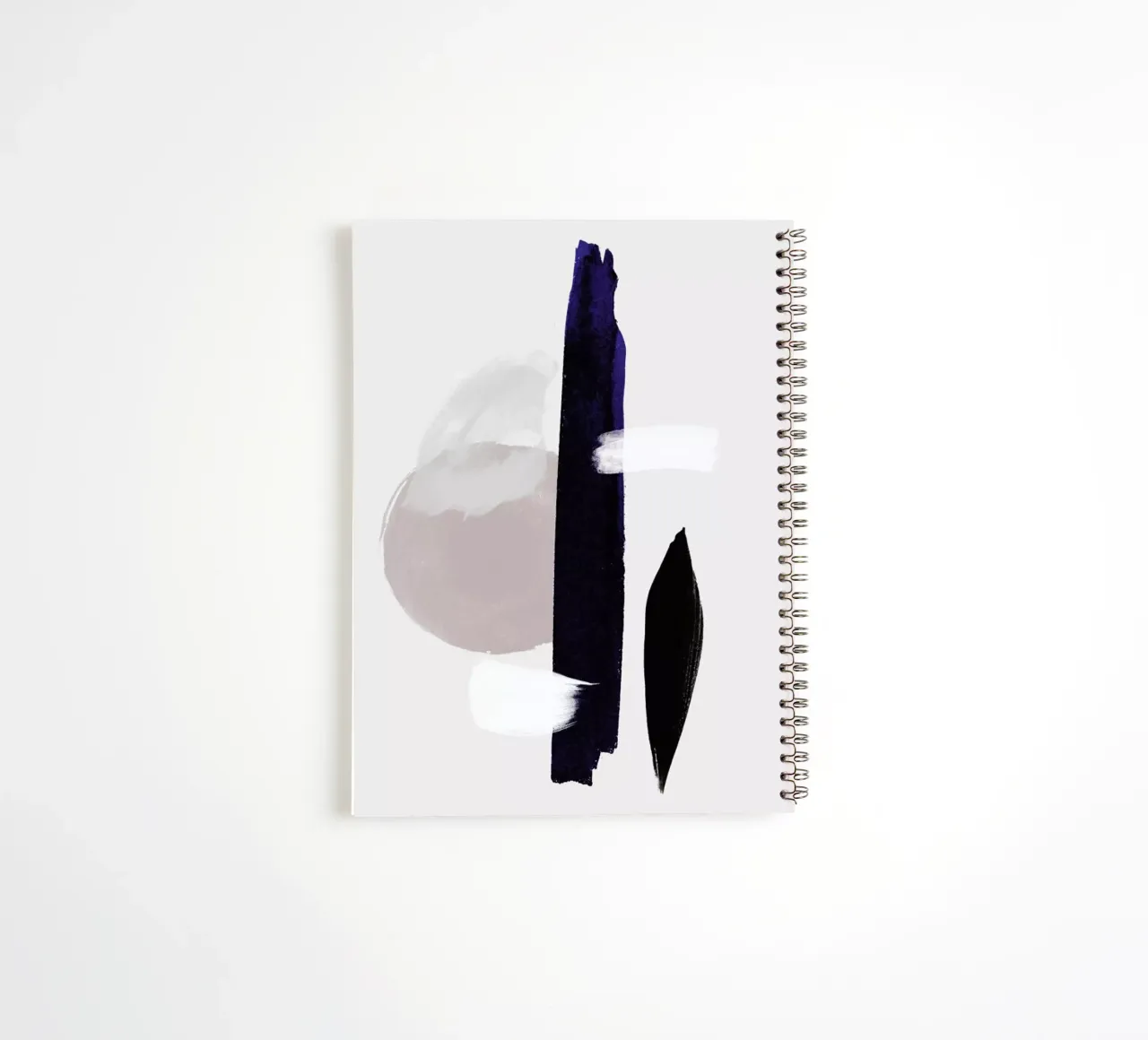 Abstract Connection spiral notebook by Graphite