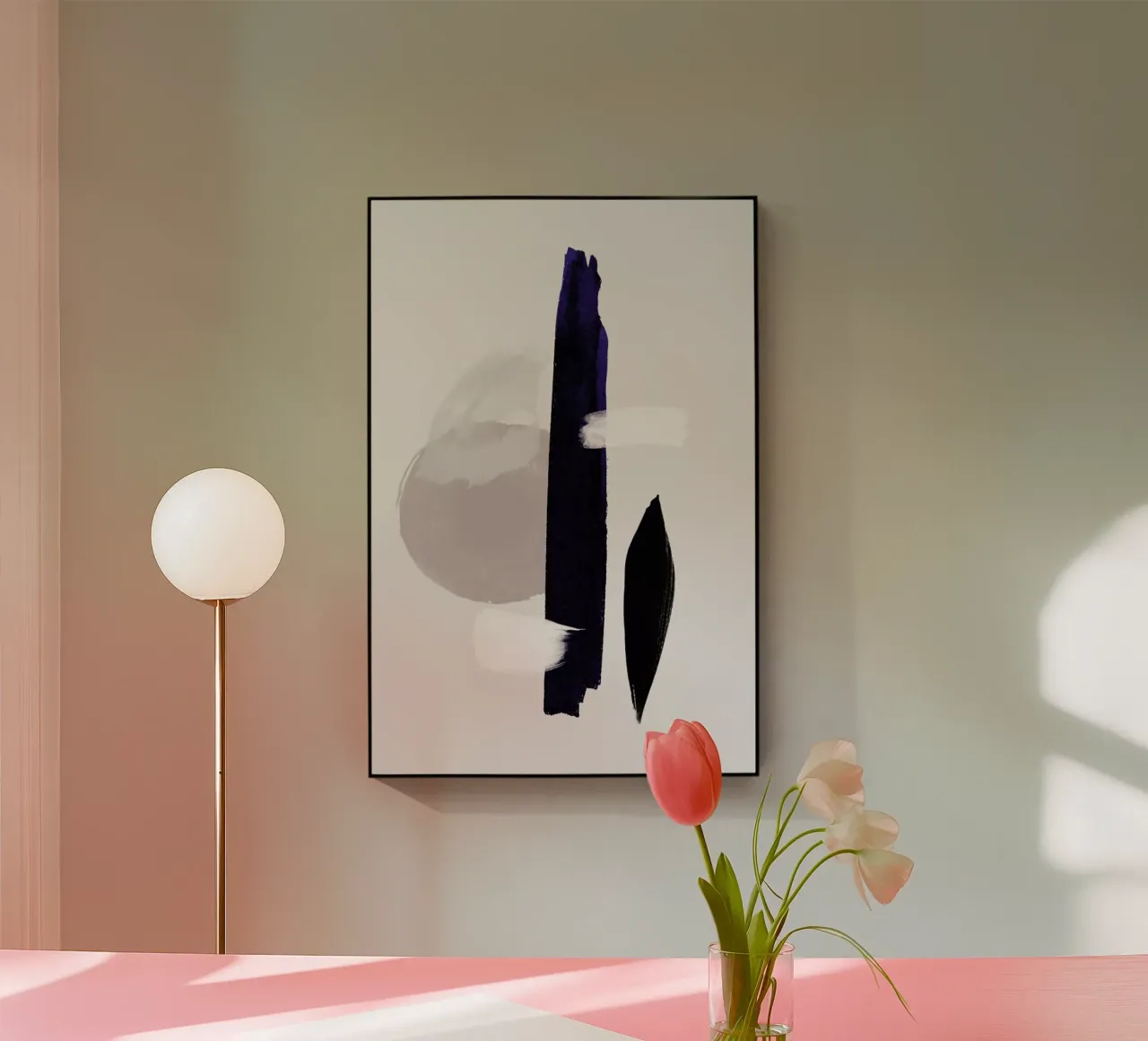 Abstract Connection plexiglass da Graphite