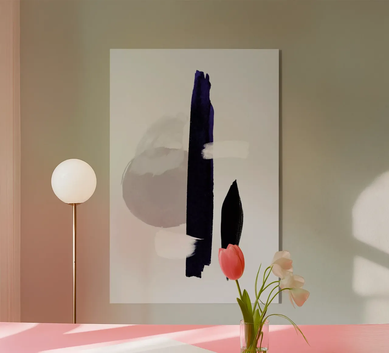 Abstract Connection plexiglass da Graphite