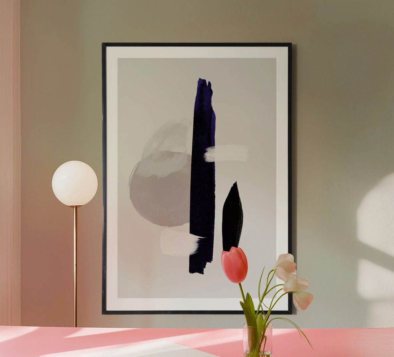 Abstract Connection poster da Graphite
