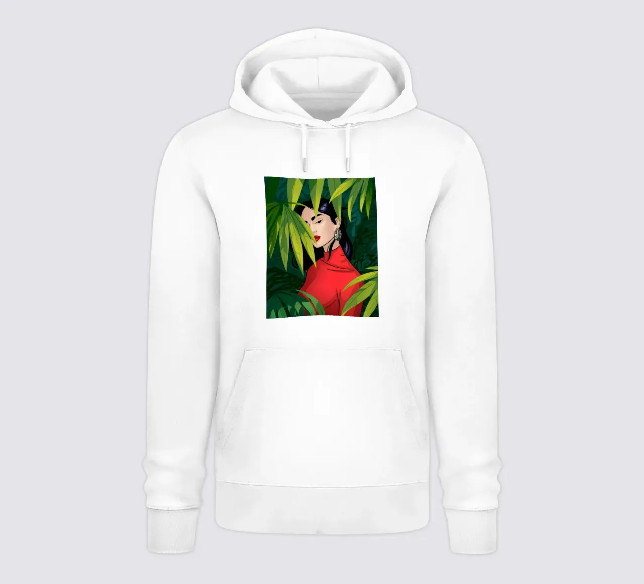 Segreti di Jungle Whisper felpa con cappuccio da Veiled Canvas