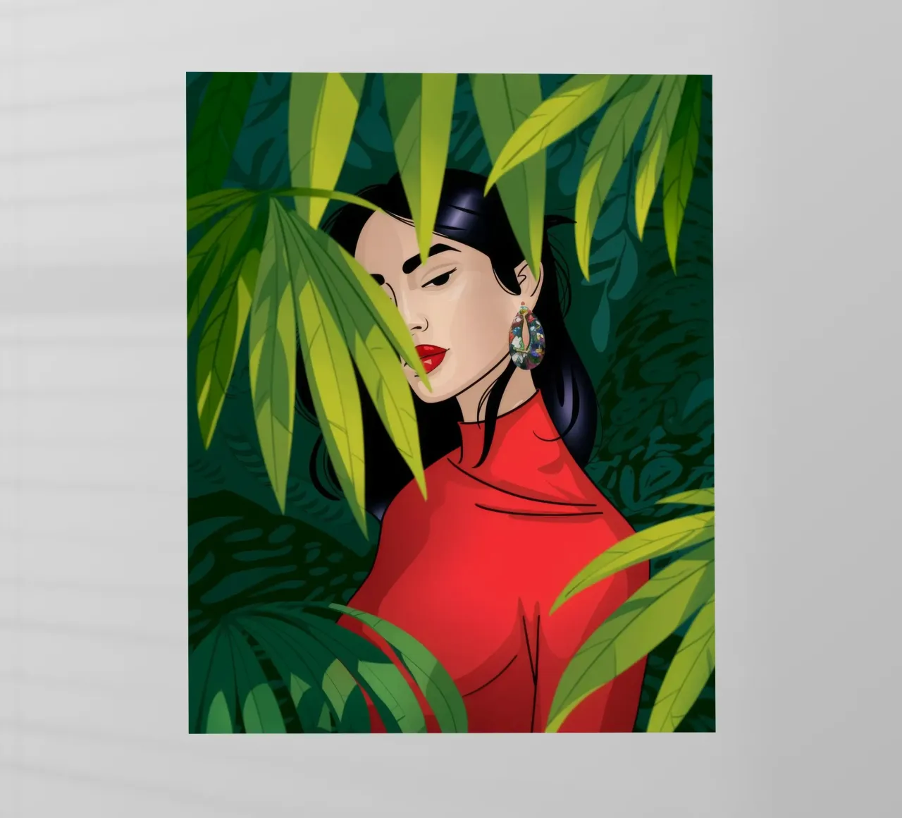 Segreti di Jungle Whisper pellicola backlit da Veiled Canvas