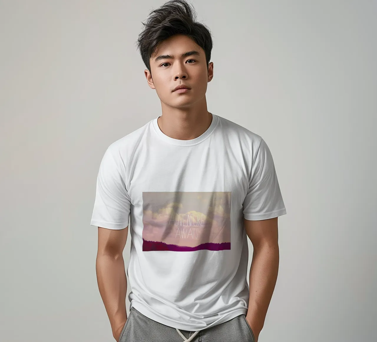 Adventure Awaits 1 t-shirt da Vintage Skies