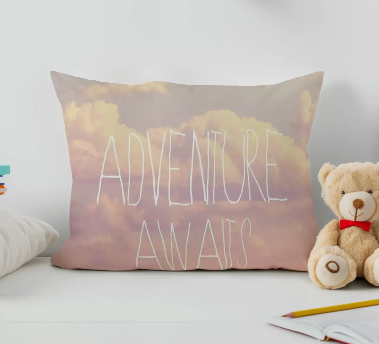 Adventure Awaits 1 cuscino da Vintage Skies