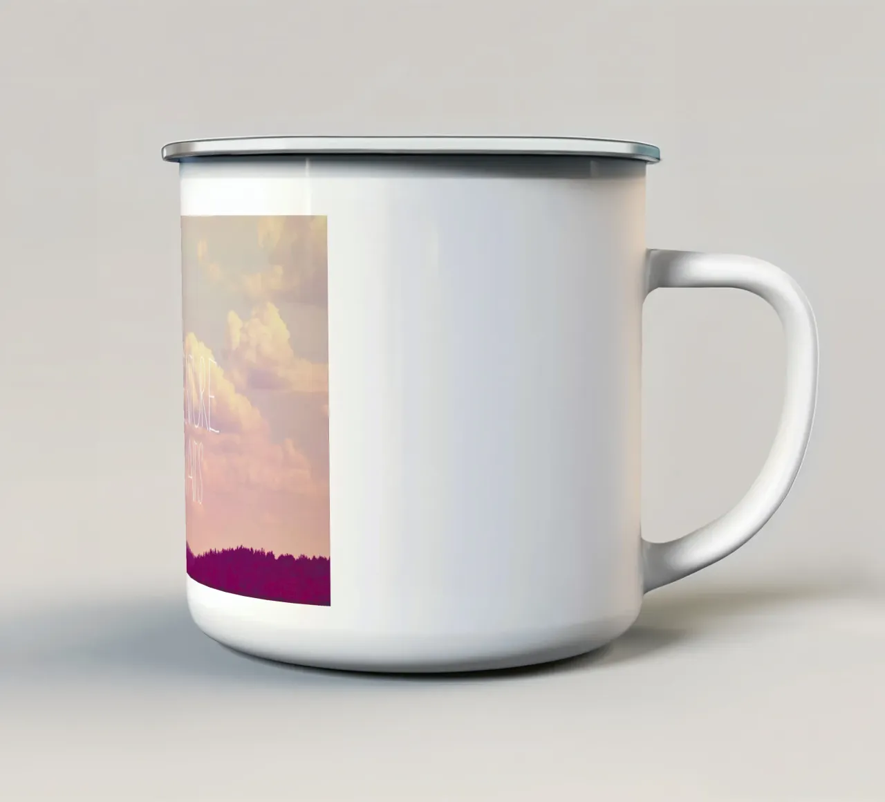 Adventure Awaits 1 tazza in smalto da Vintage Skies