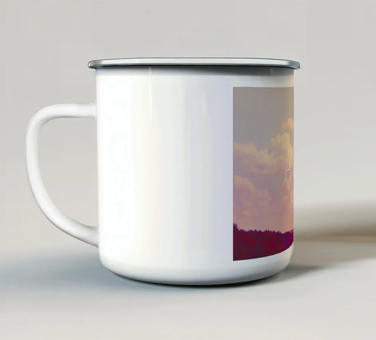 Adventure Awaits 1 tazza in smalto da Vintage Skies