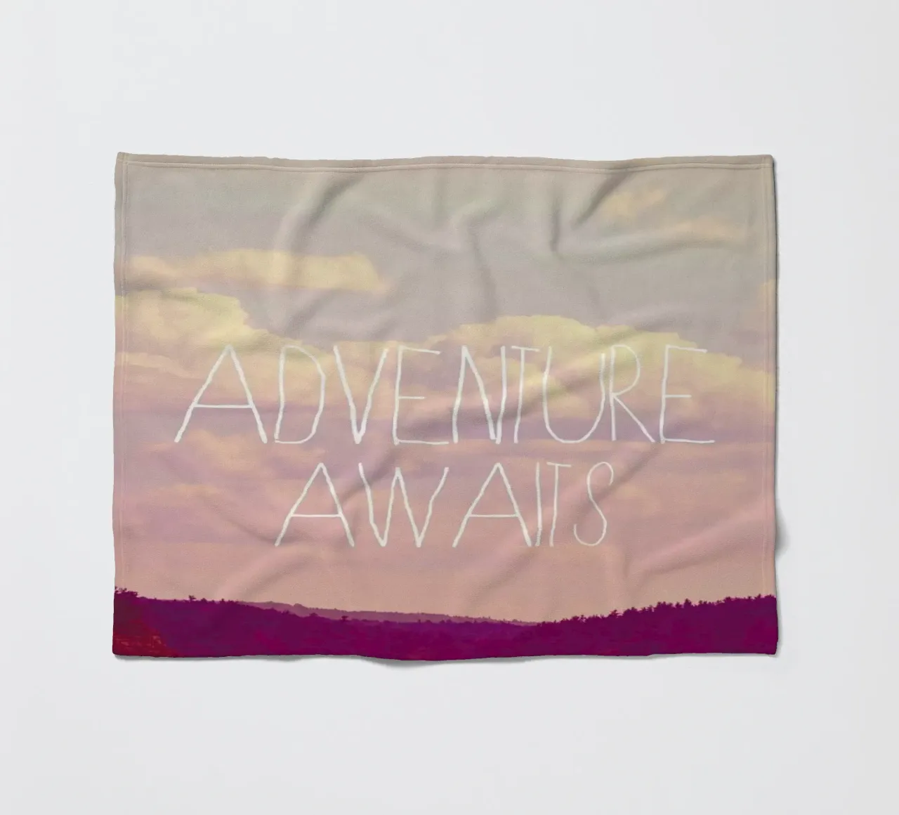 Adventure Awaits 1 coperta in pile da Vintage Skies