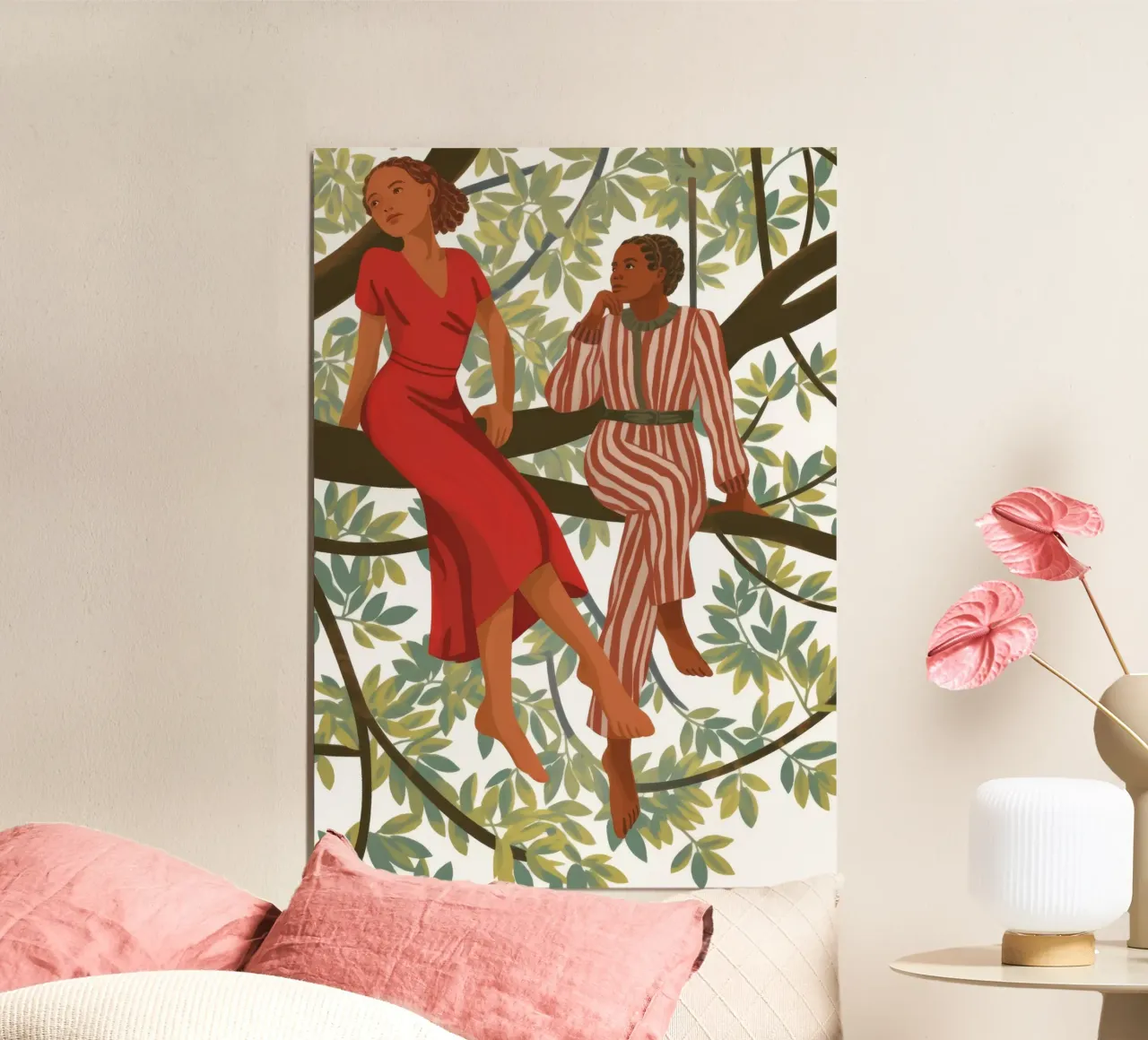 Armonia in cima all'albero poster da Veiled Canvas