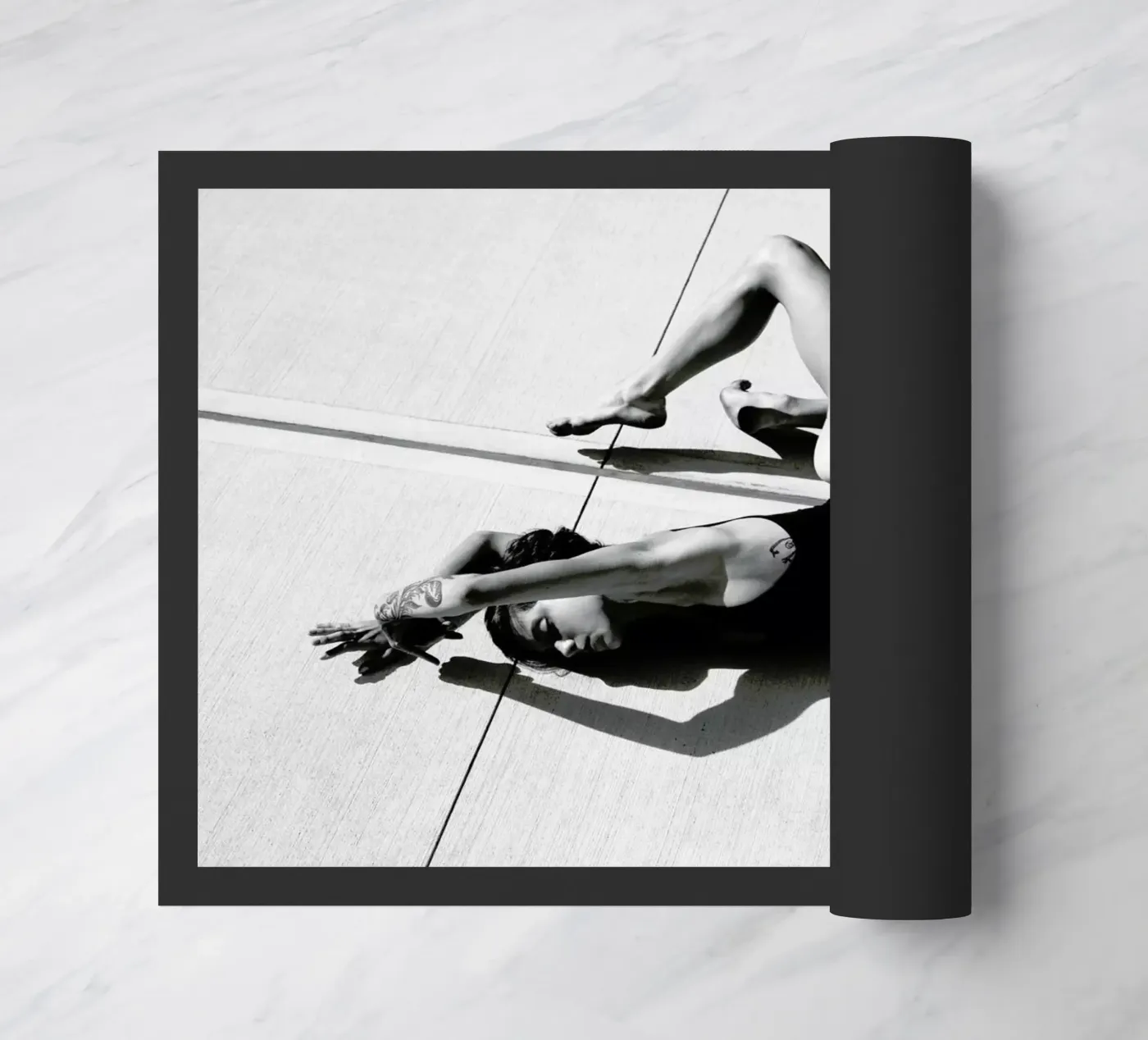 Physicality doormat by Runway Collective