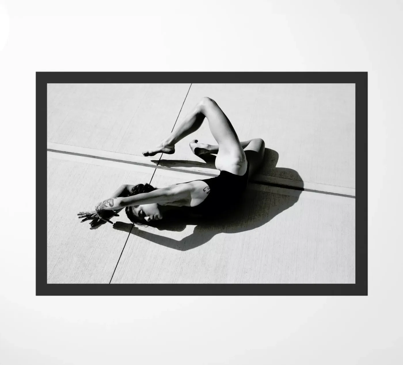 Physicality doormat by Runway Collective