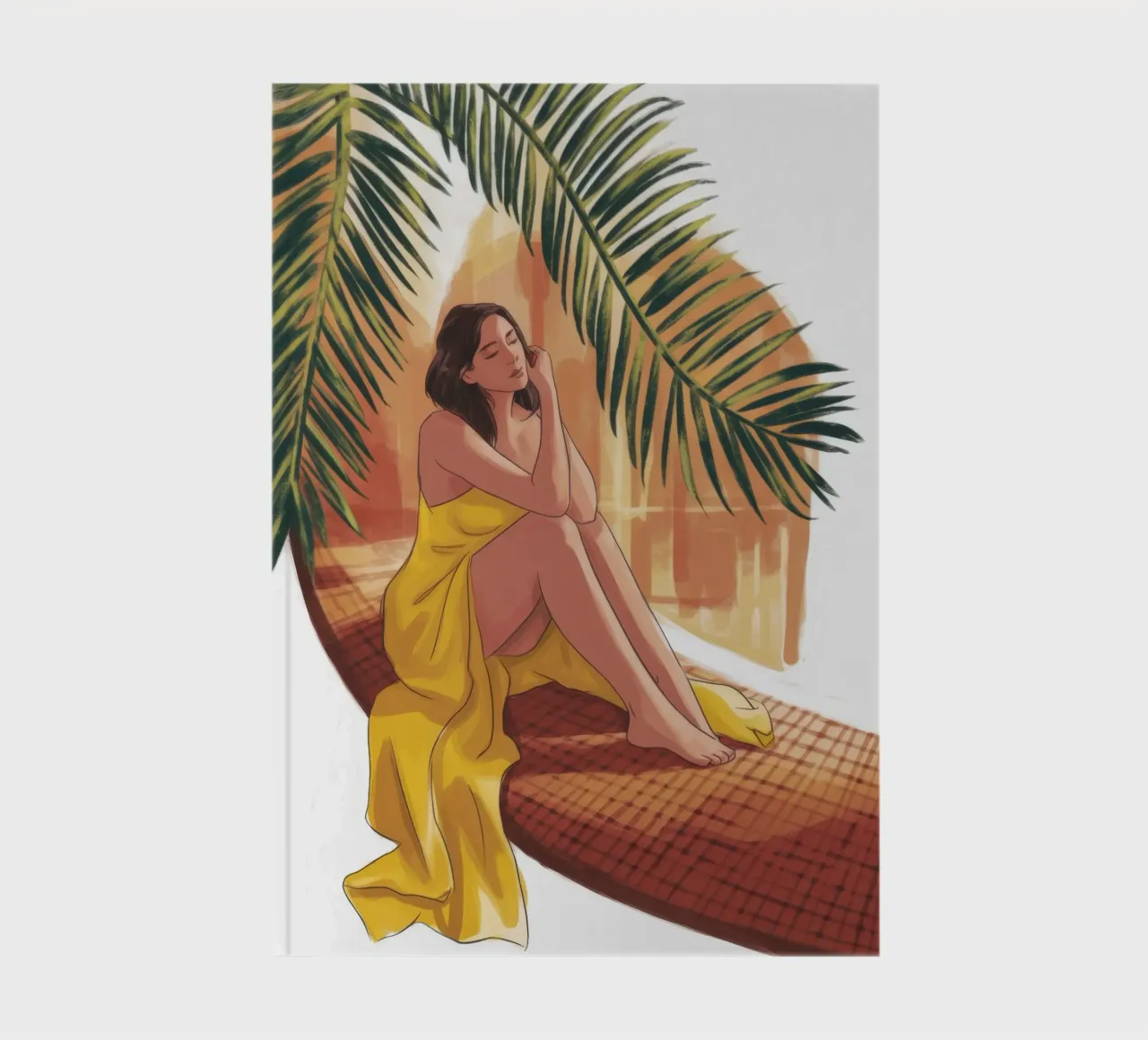 Golden Hour Reflection notebook by Veiled Canvas