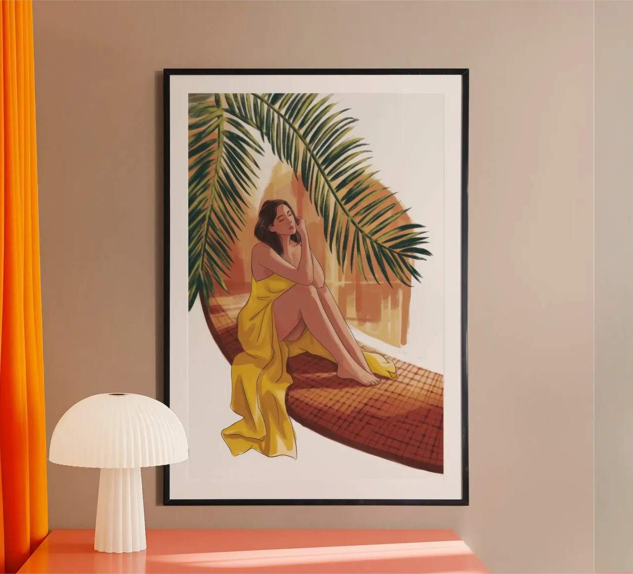 Riflessione sull'ora d'oro carta hahnemühle da Veiled Canvas