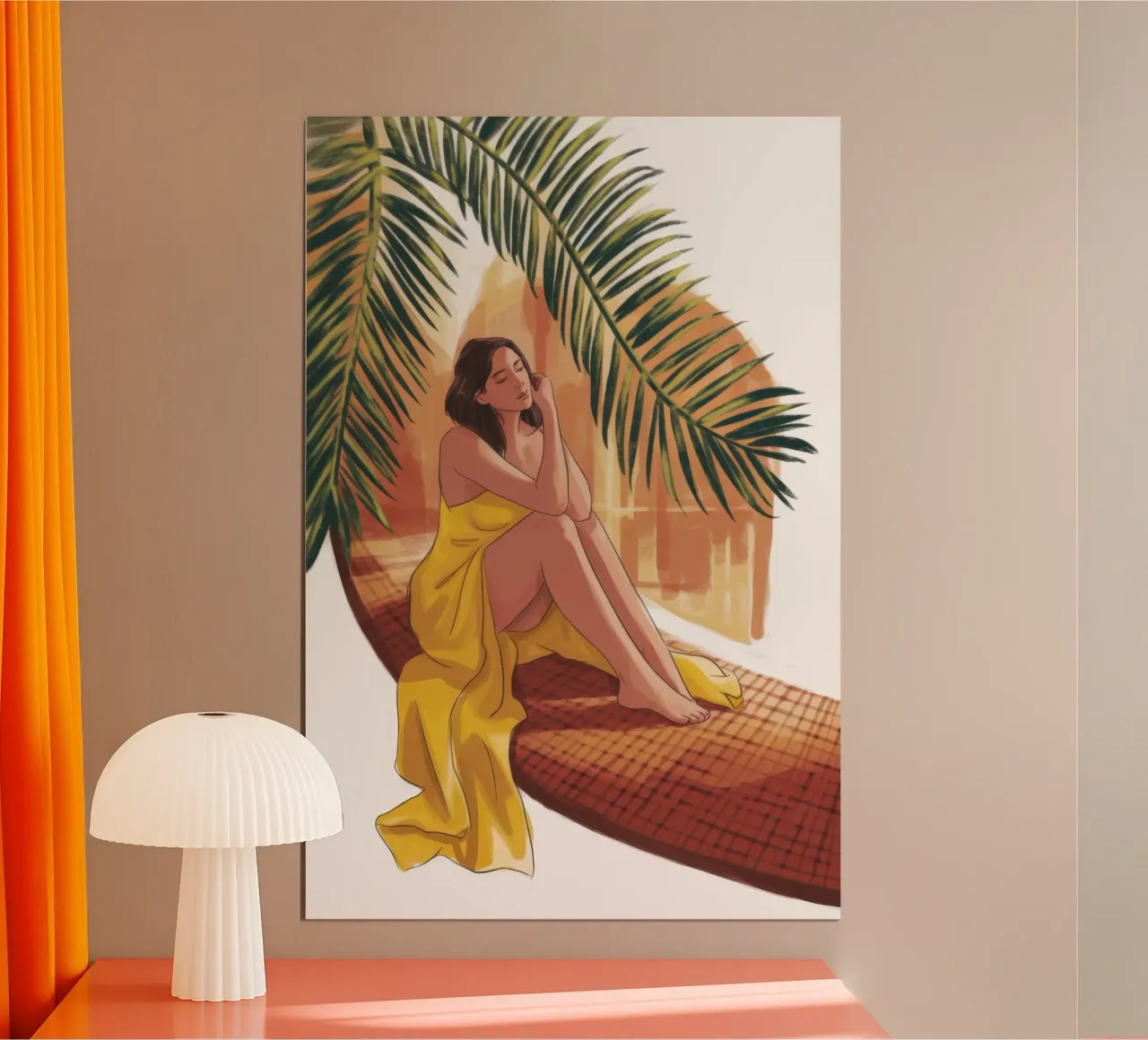 Riflessione sull'ora d'oro carta hahnemühle da Veiled Canvas
