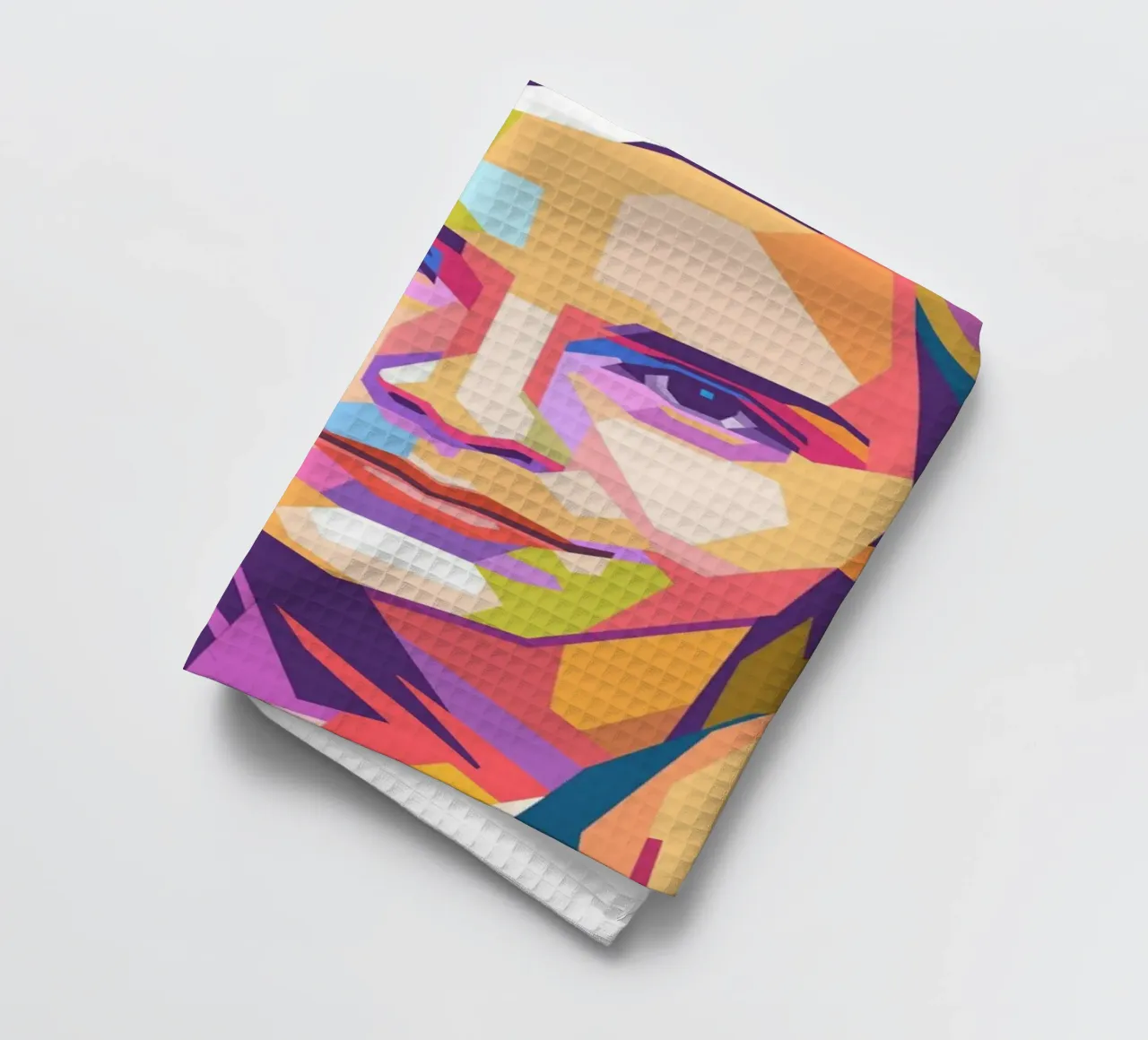 Portrait pop art d'Emma Watson torchon de Hantamrata
