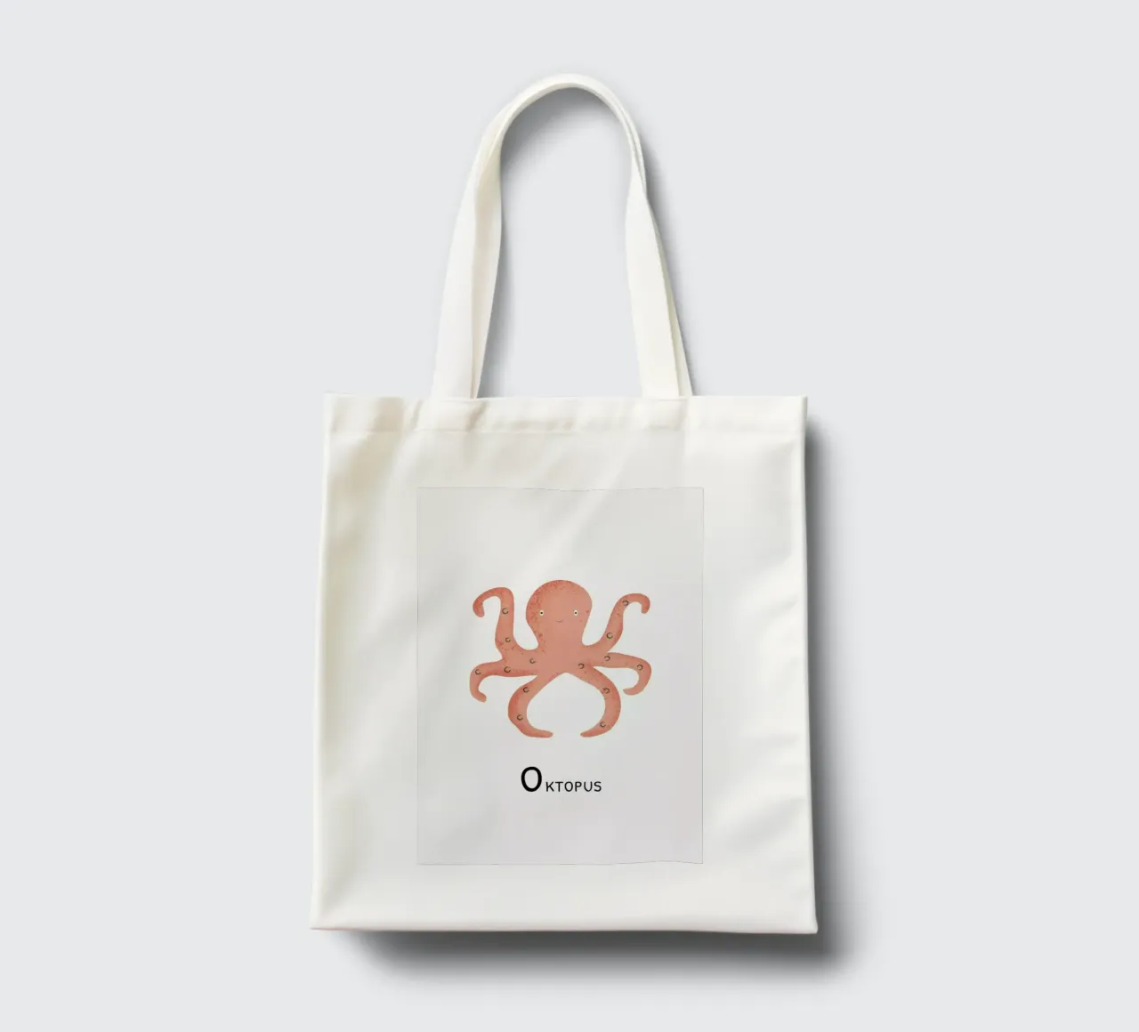 Oktopus borsa in juta da Little Flourishes