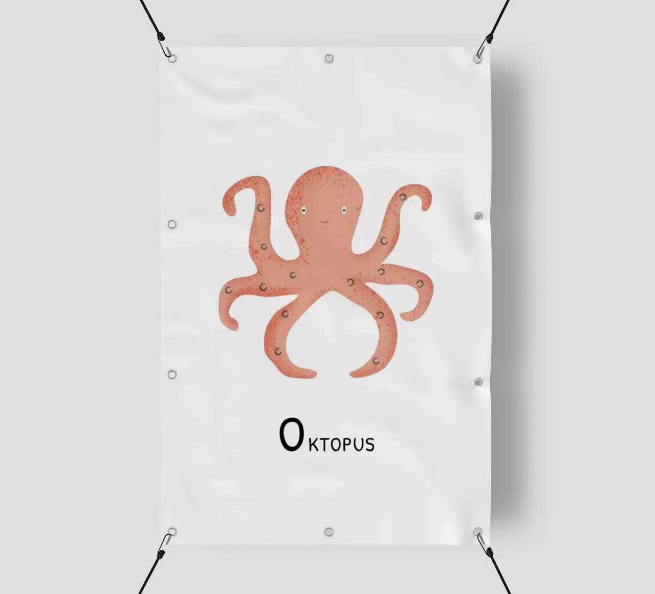 Oktopus telo in pvc da Little Flourishes
