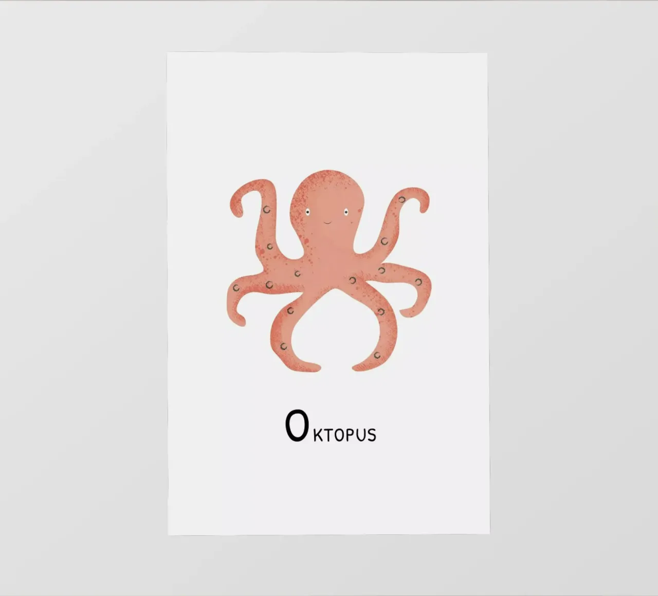 Oktopus telo in pvc da Little Flourishes