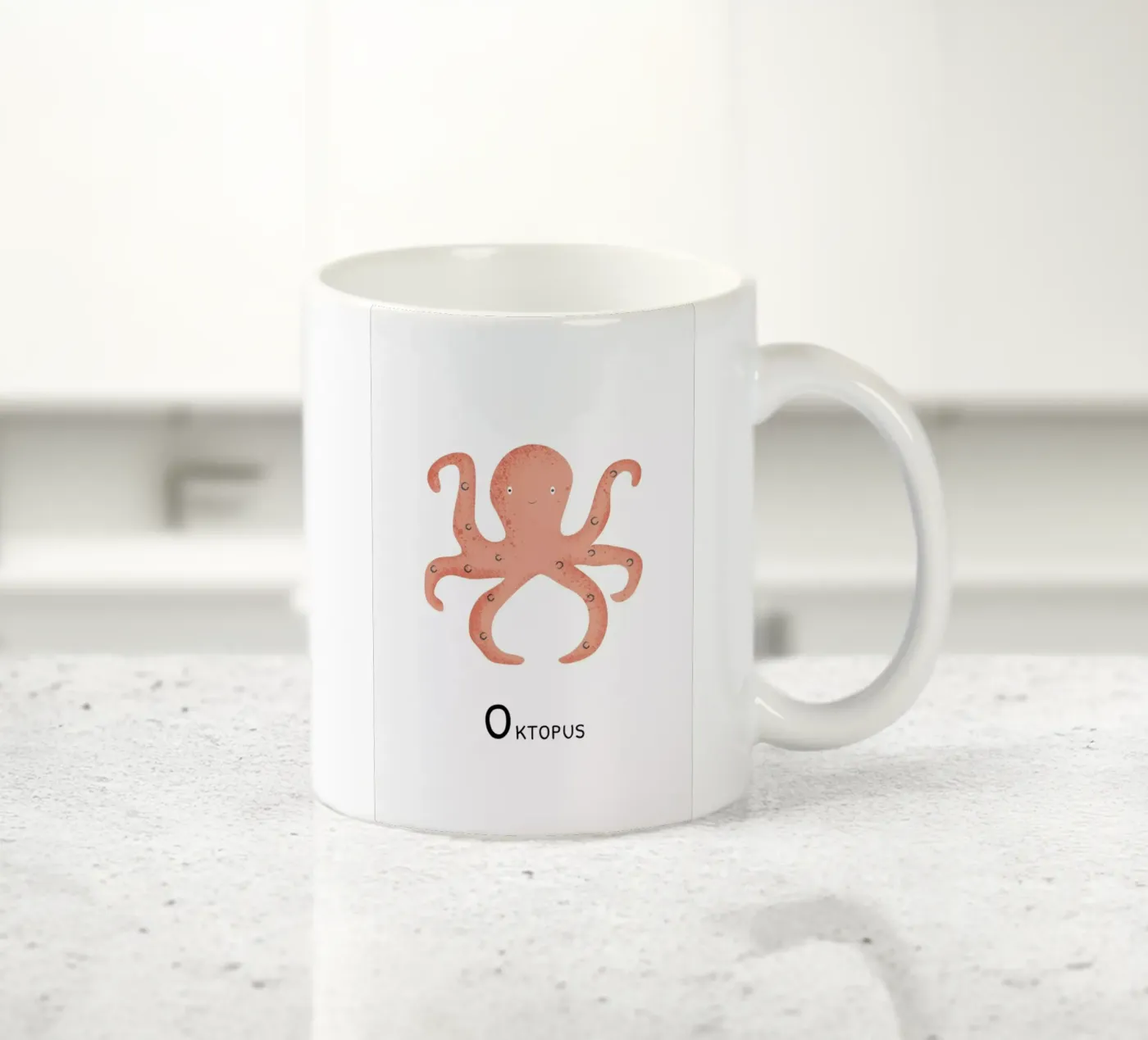 Oktopus ceramic mug by Little Flourishes