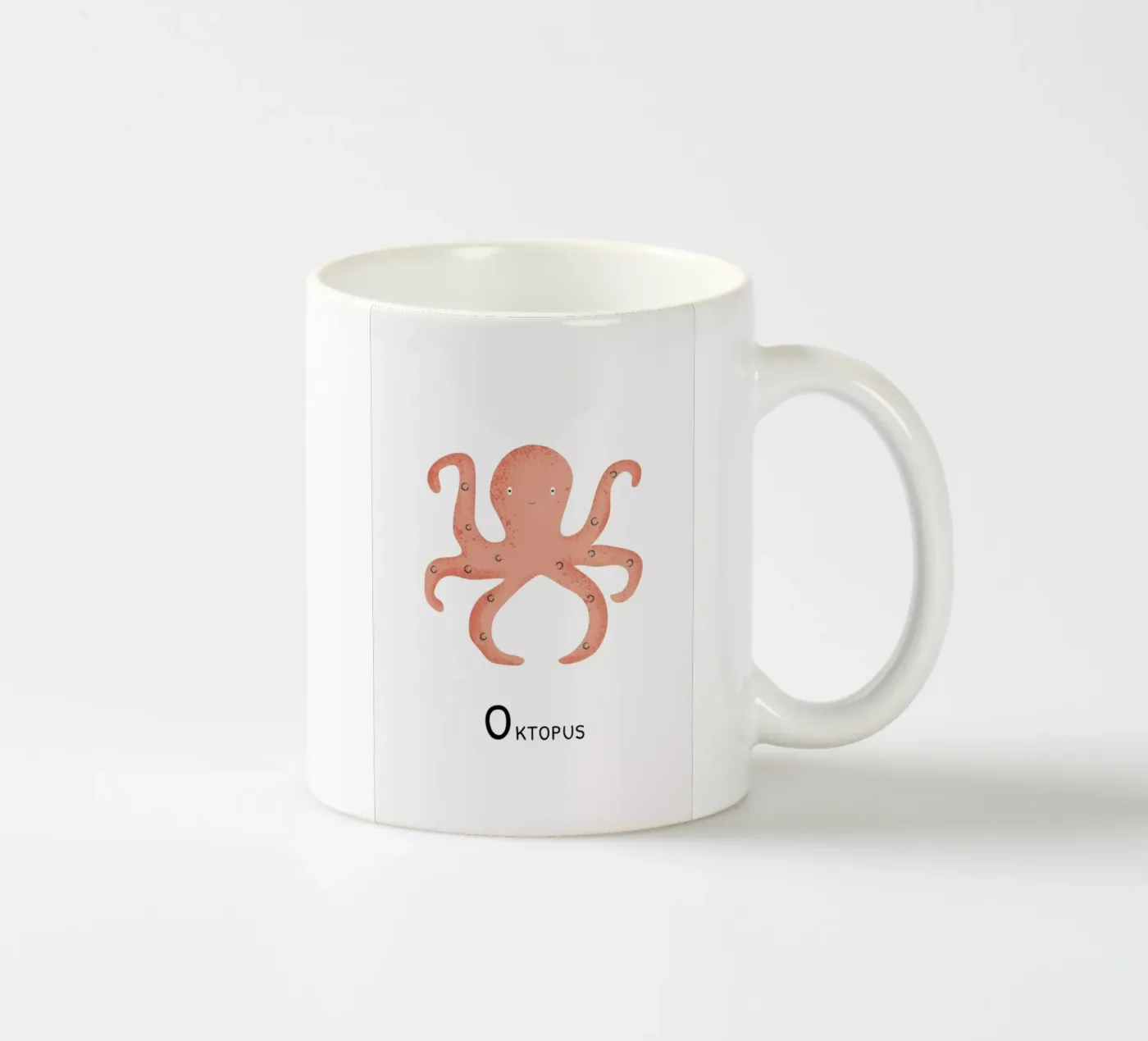 Oktopus ceramic mug by Little Flourishes