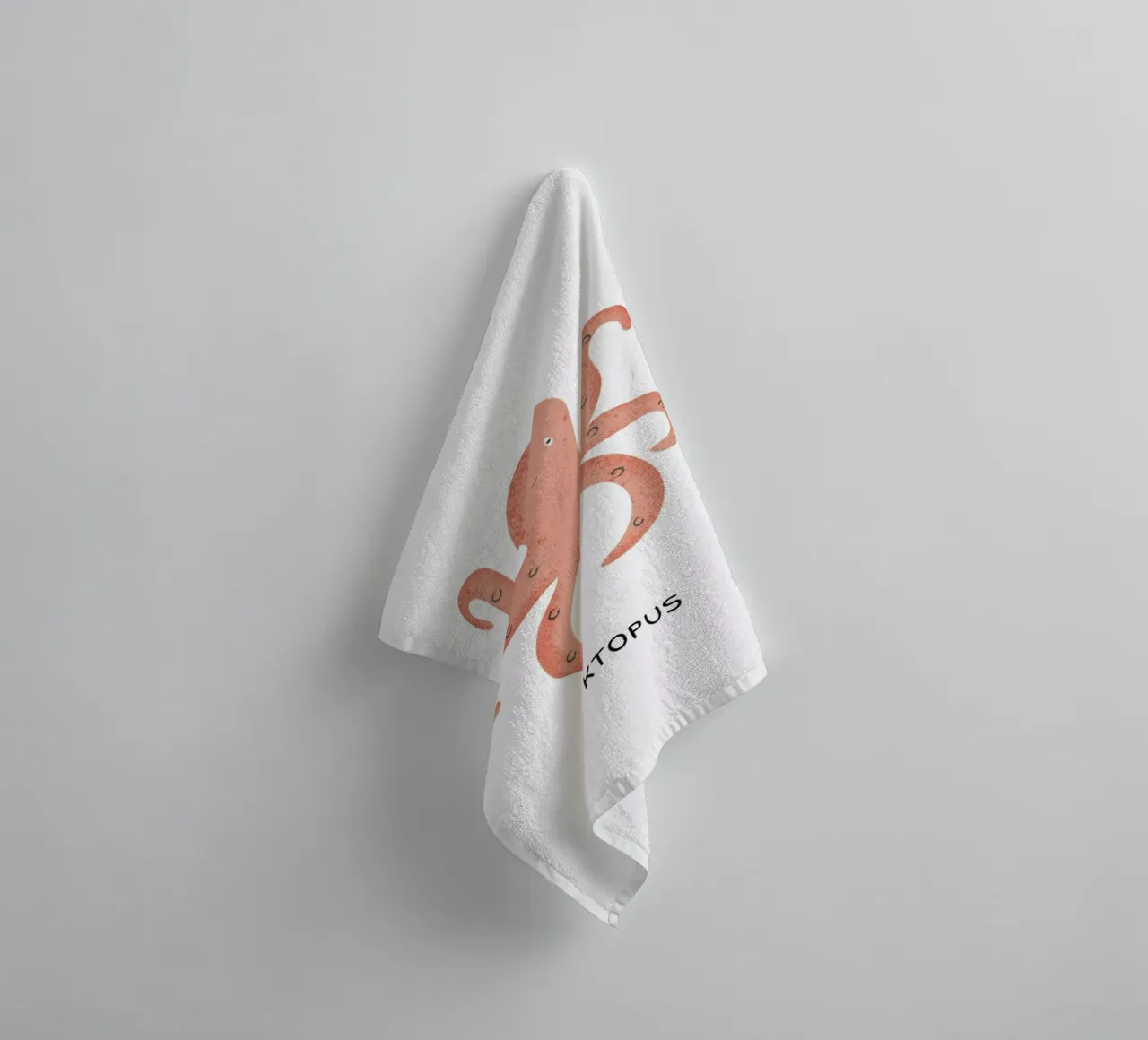 Oktopus asciugamano da bagno da Little Flourishes