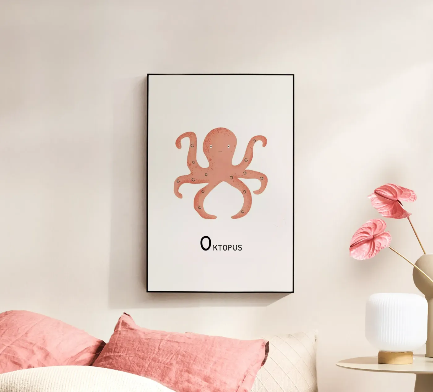 Oktopus Acryl-Glas von Little Flourishes