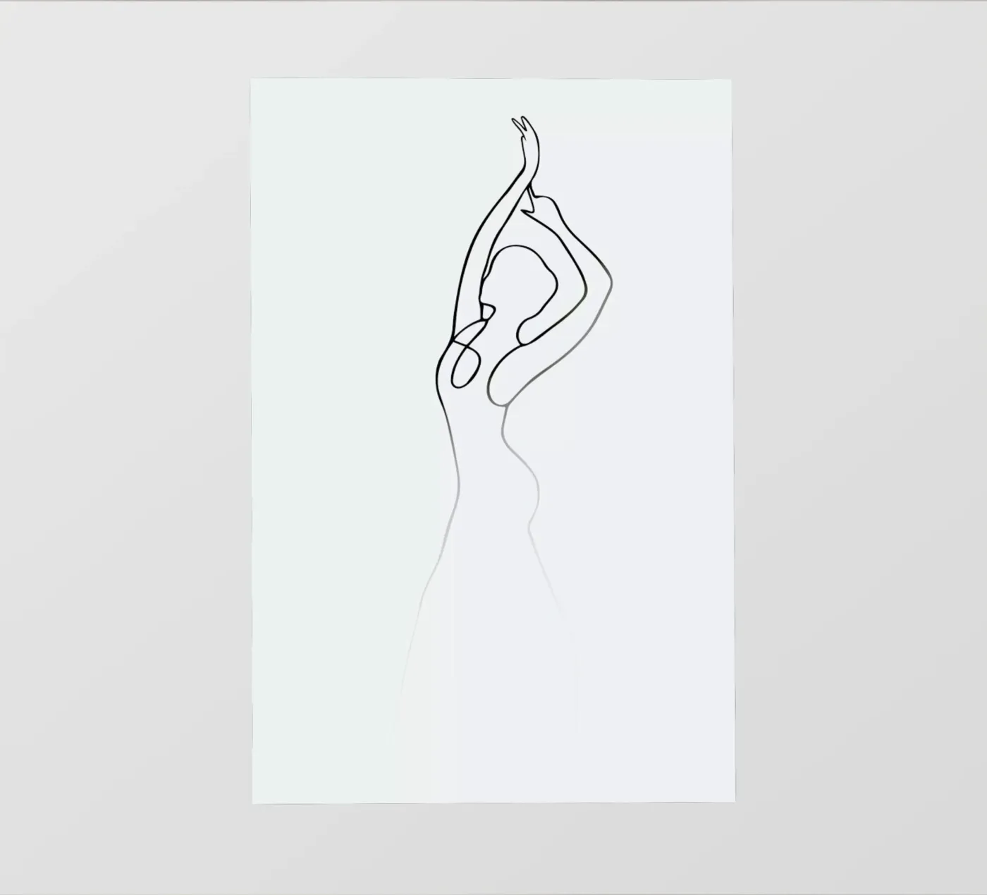 Pose Backlit Folie von Graphite