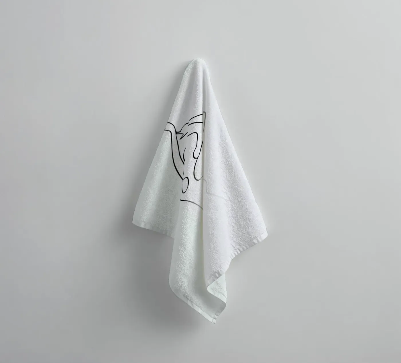 Pose badhanddoek van Graphite