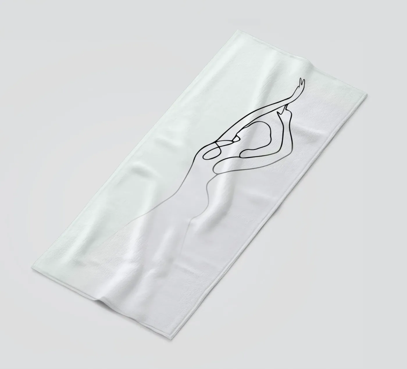 Pose Strandtuch von Graphite