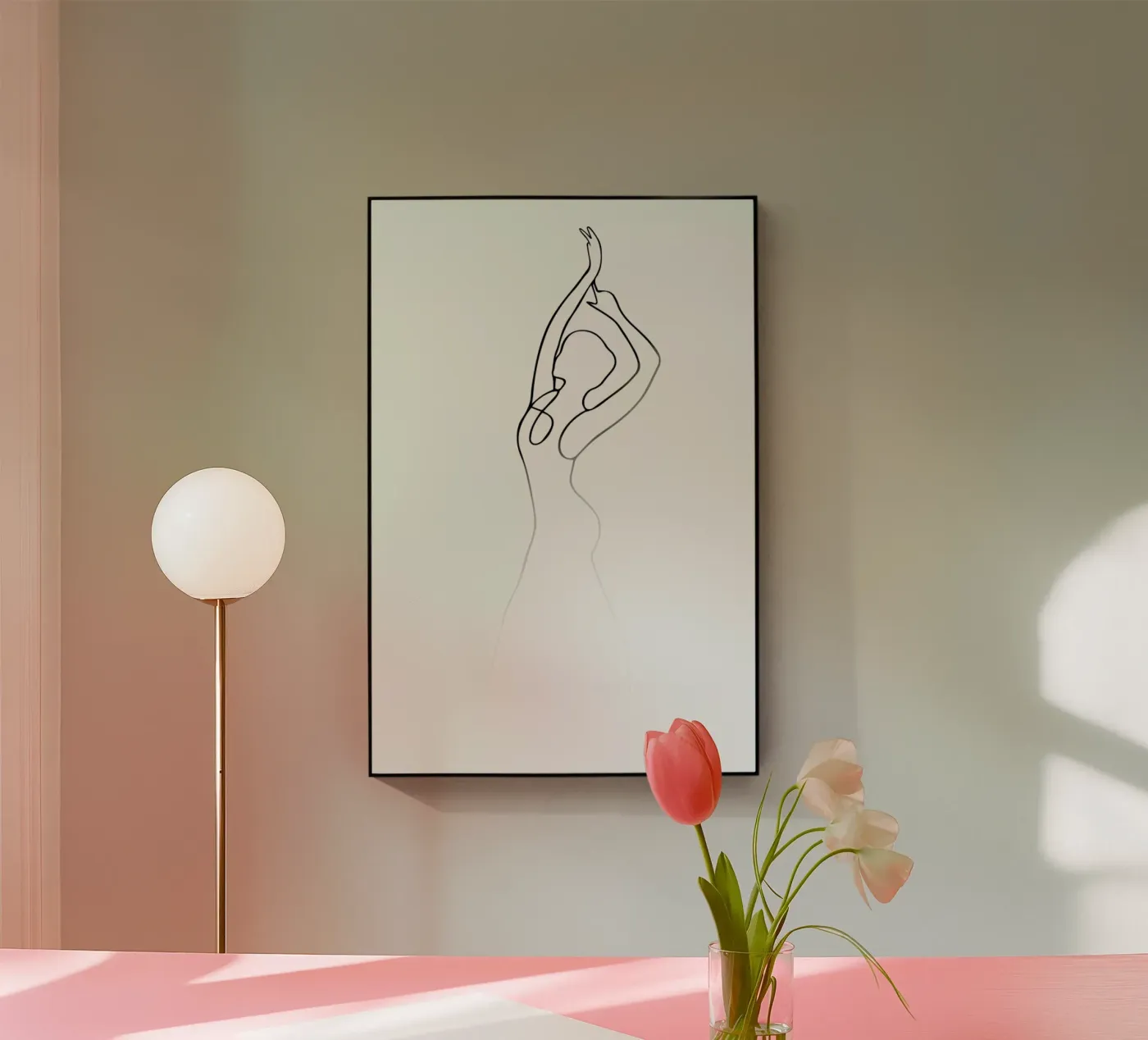 Pose acrylic glass by Graphite