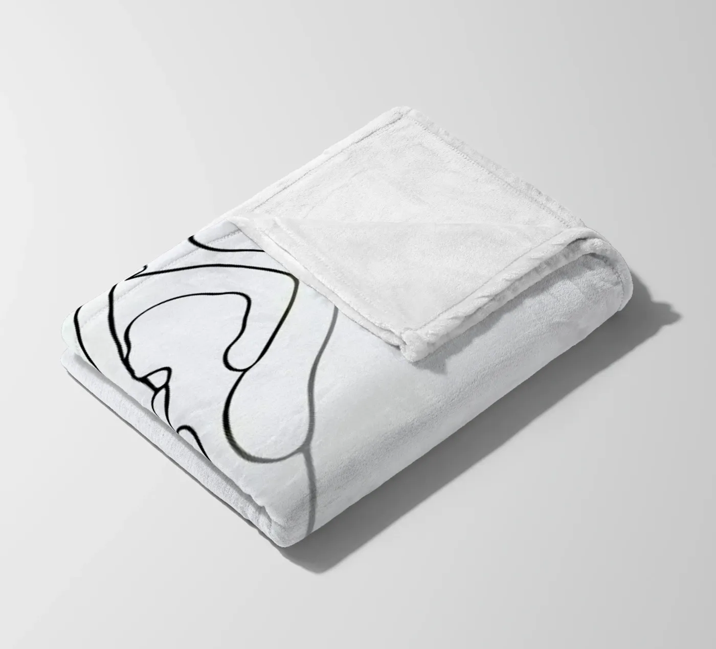 Pose plaid polaire de Graphite