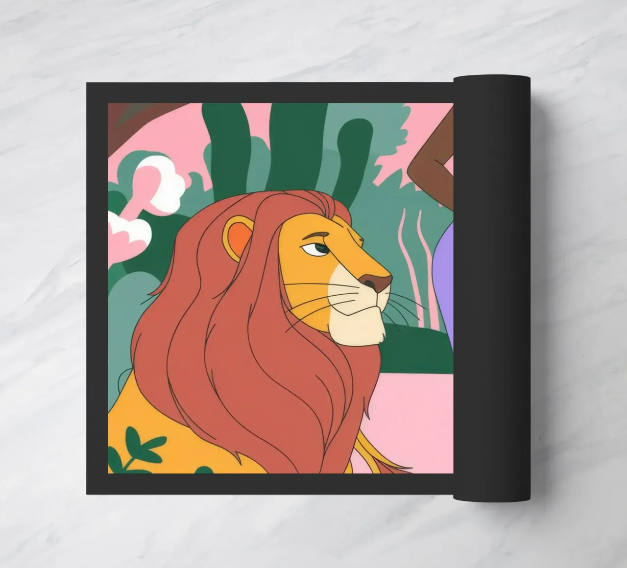 Maestà del compagno del Leone zerbino da Veiled Canvas