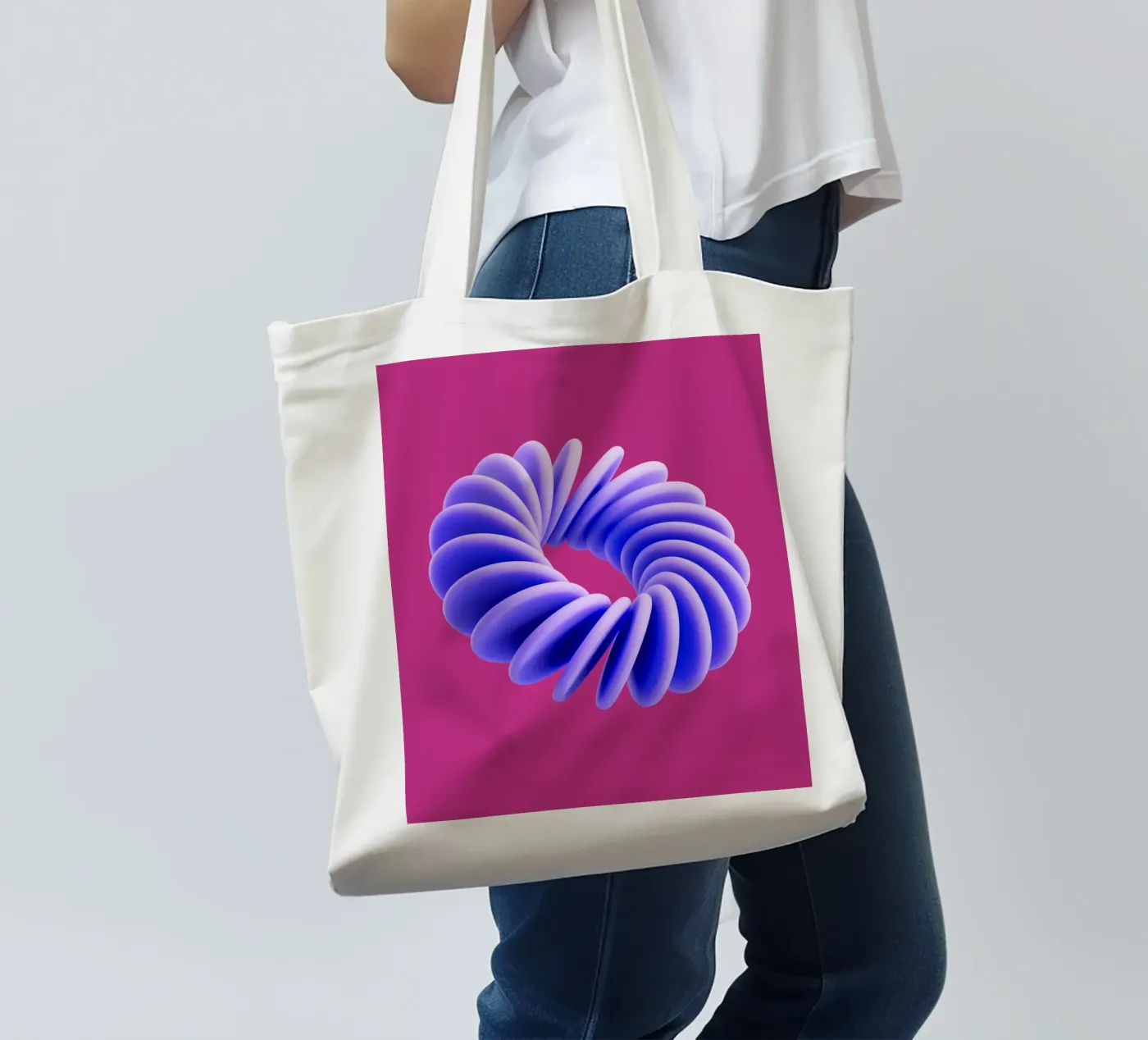 layers tote bag by pixelflow